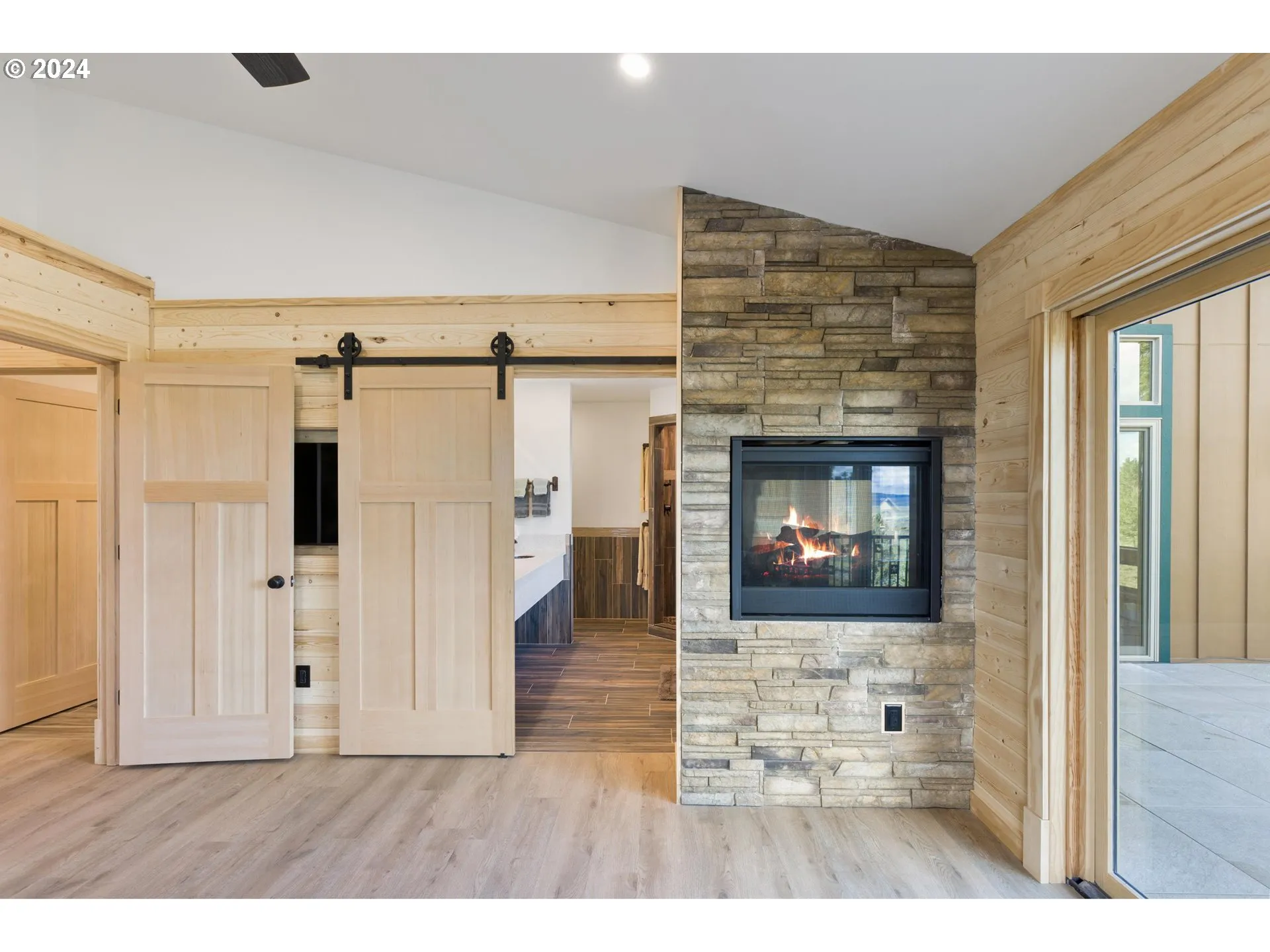Bedroom, Primary #2-Fireplace