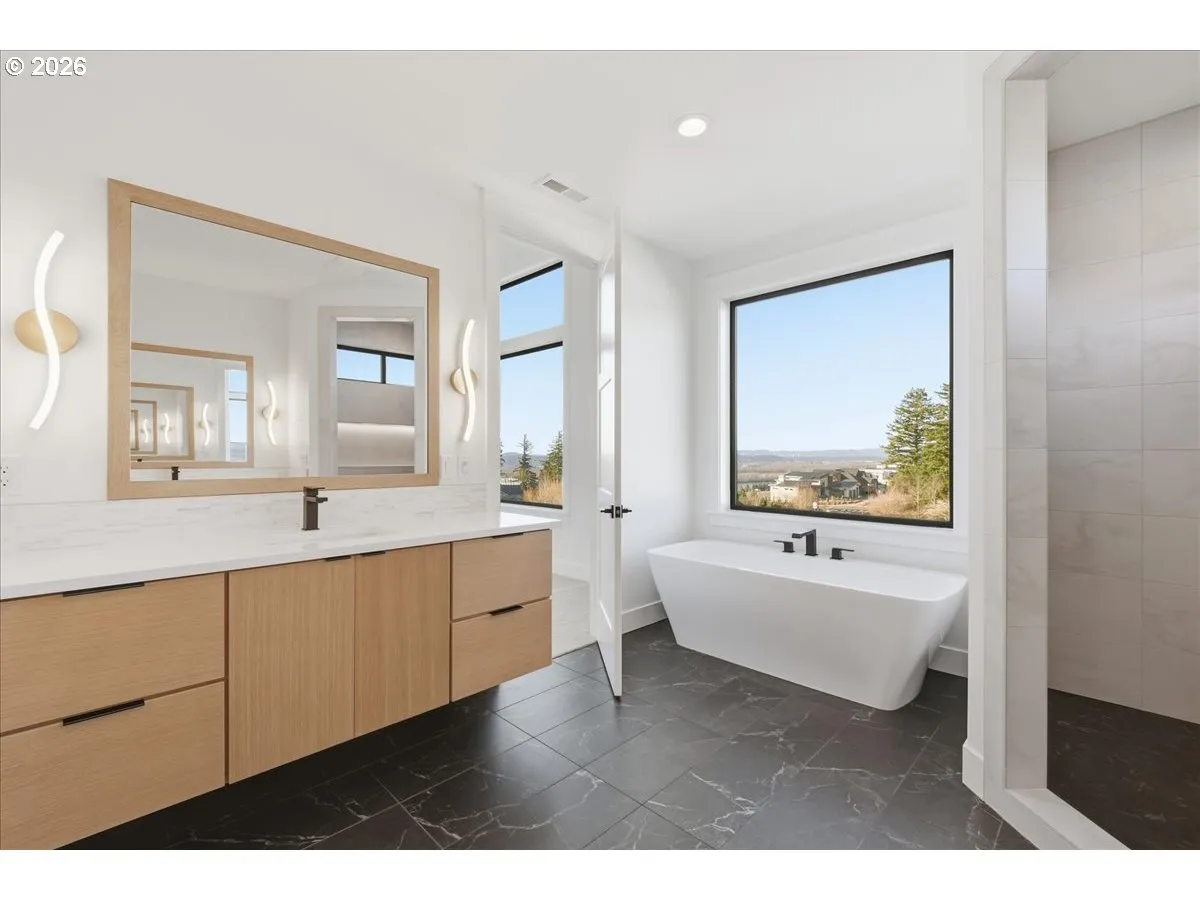 Bathroom, Attached-Double Sinks