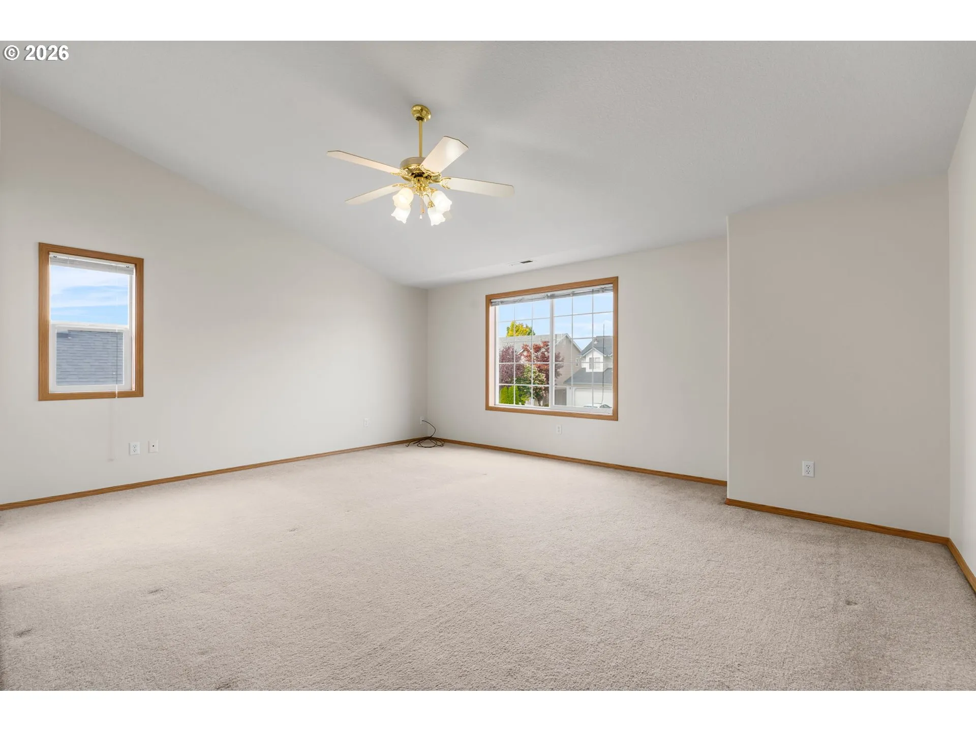Primary Bedroom-Vaulted Ceilings