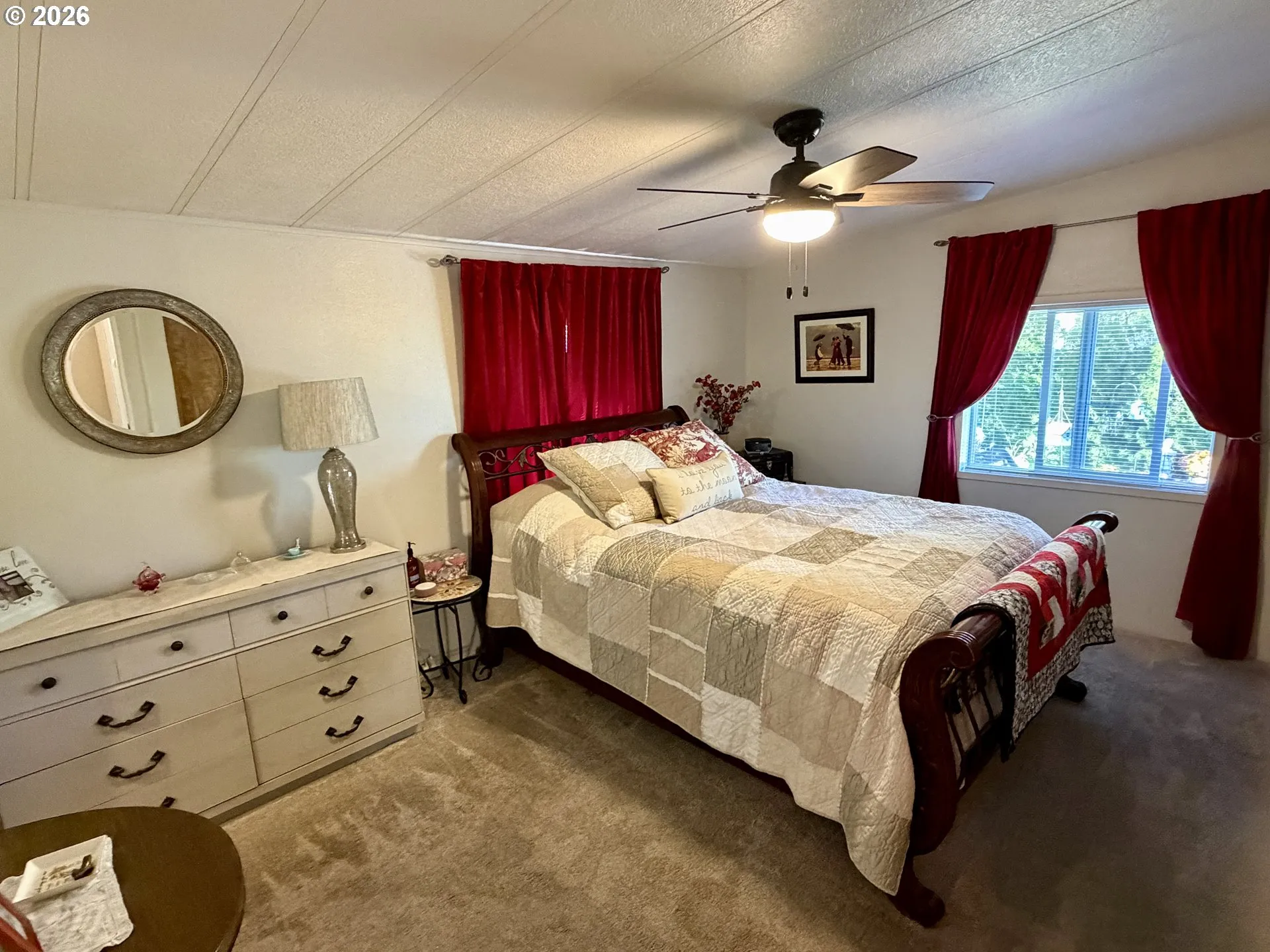 Bedroom, Primary-Ceiling Fan