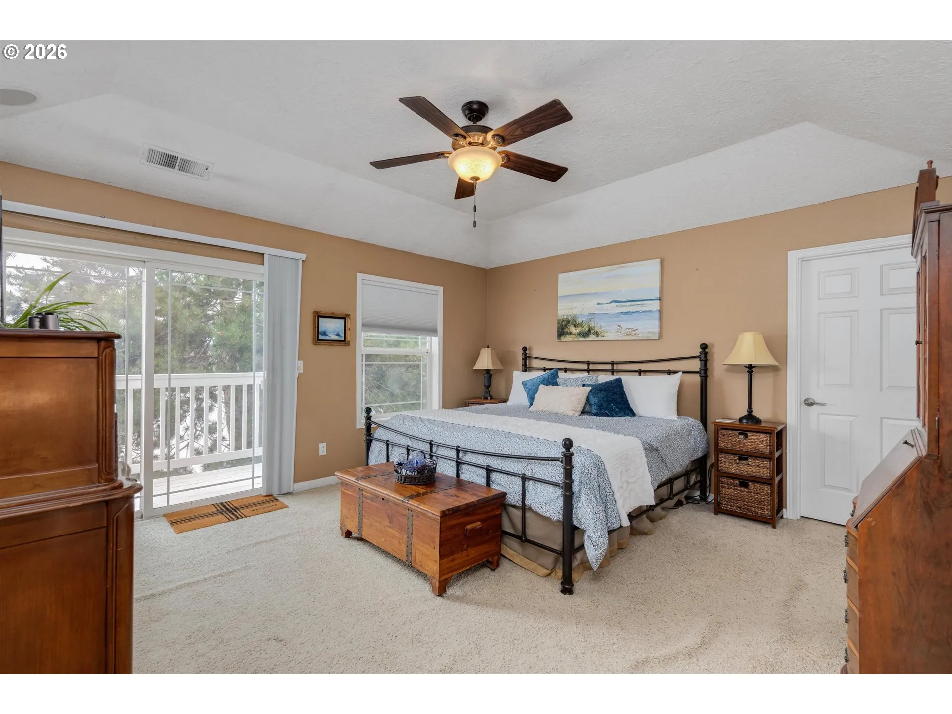 Bedroom, Primary-Ceiling Fan