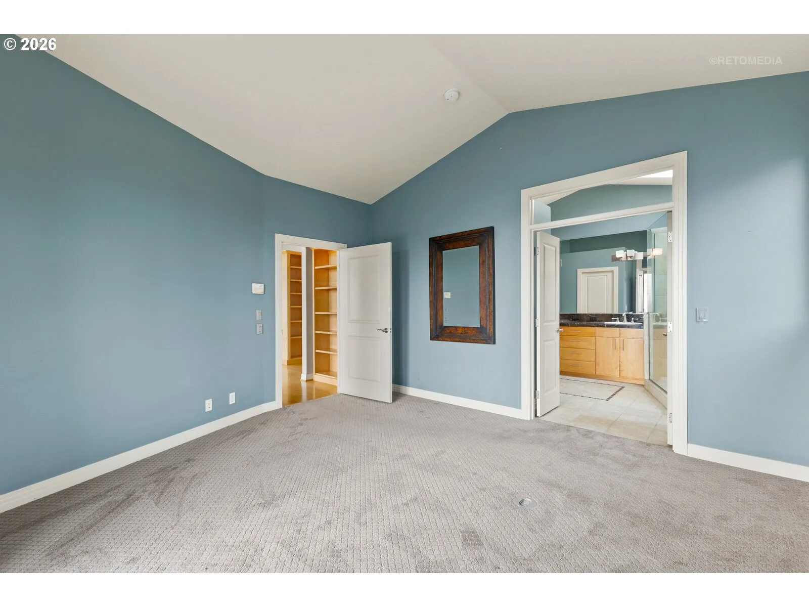 Owner's Suite Bedroom-Vaulted Ceilings