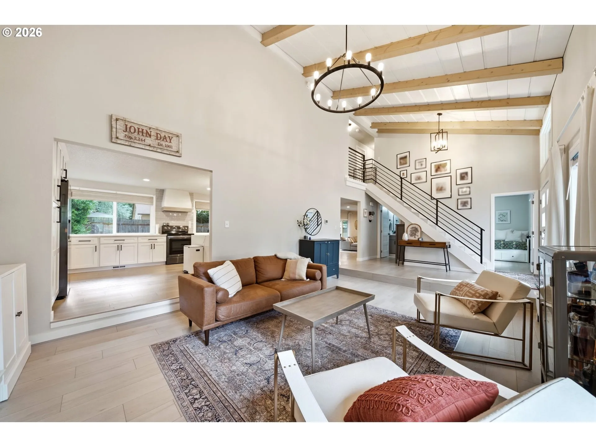Living Room-Vaulted Ceilings