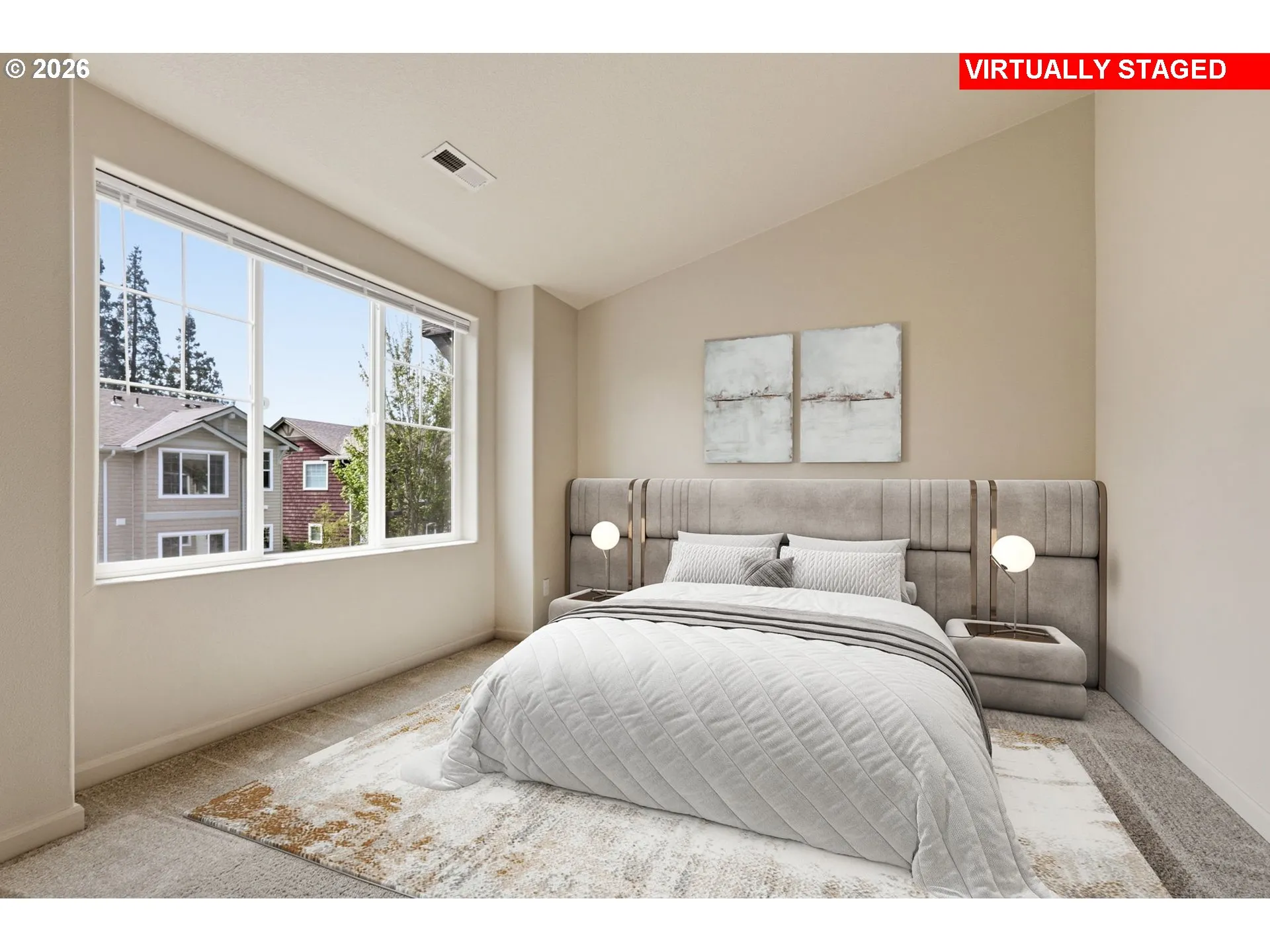 Owner's Suite Bedroom-Vaulted Ceilings