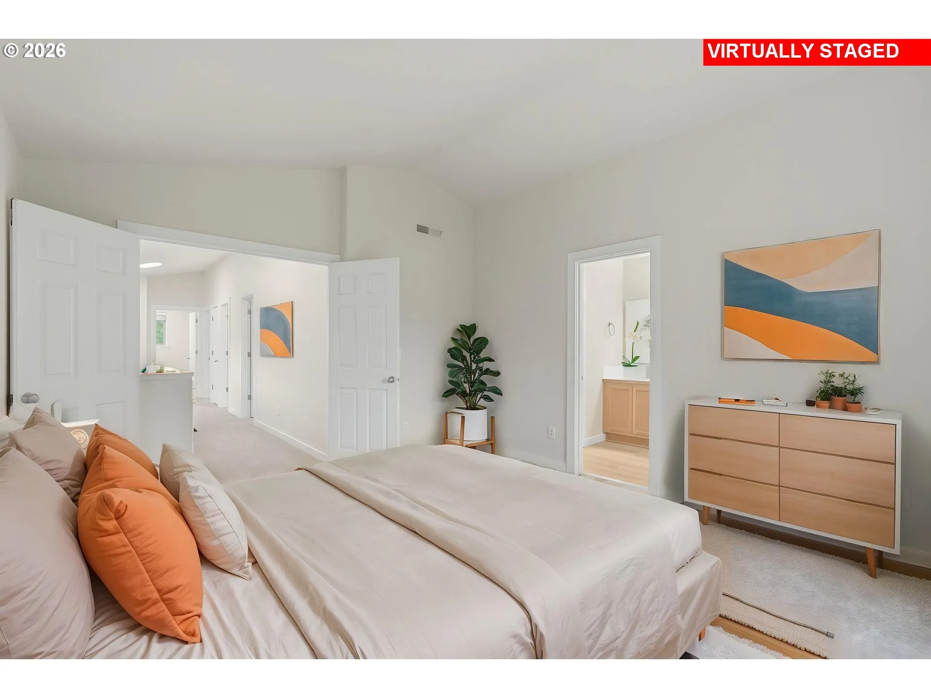 Primary Bedroom-Vaulted Ceilings