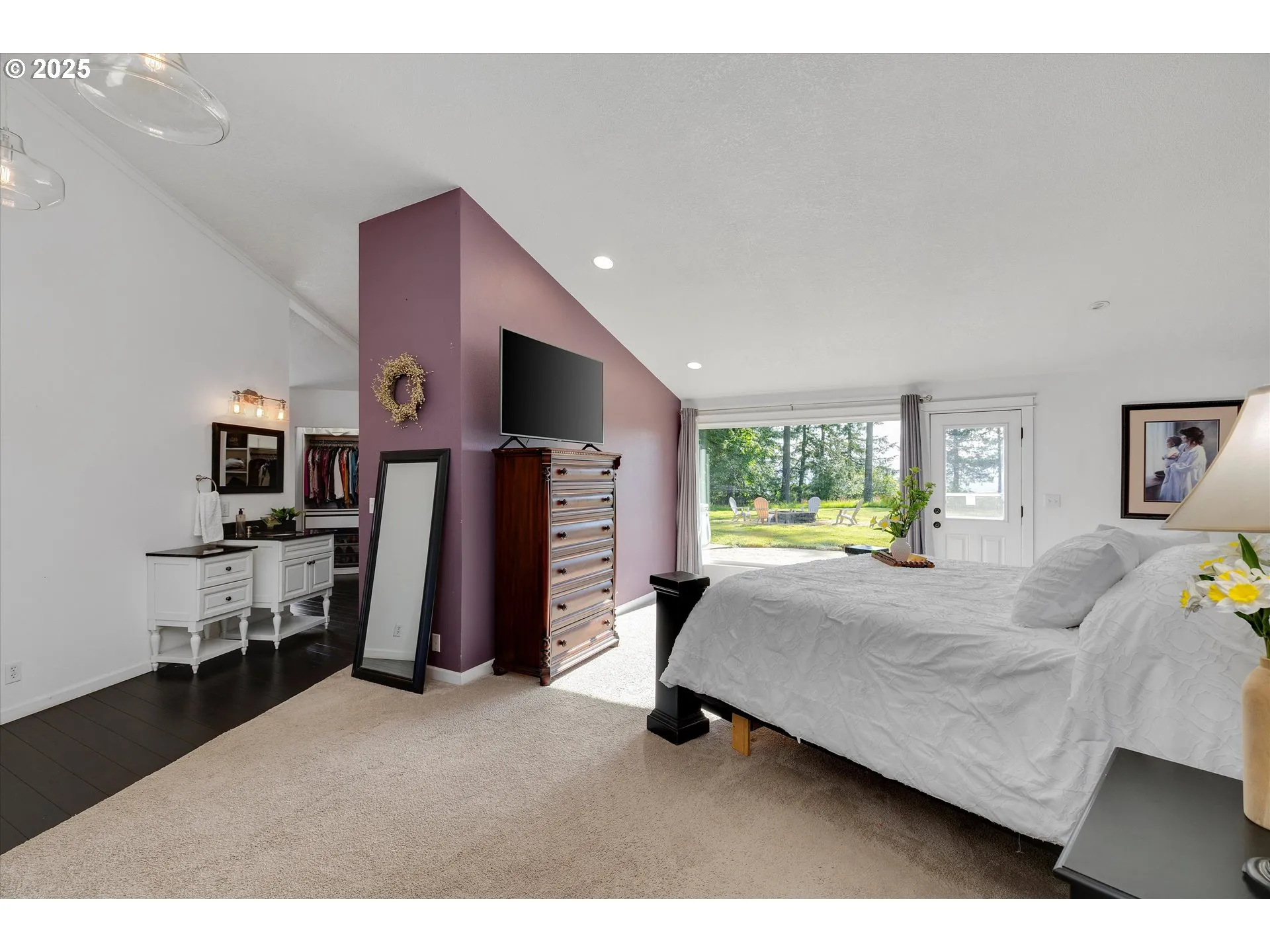 Owner's Suite Bedroom-Vaulted Ceilings