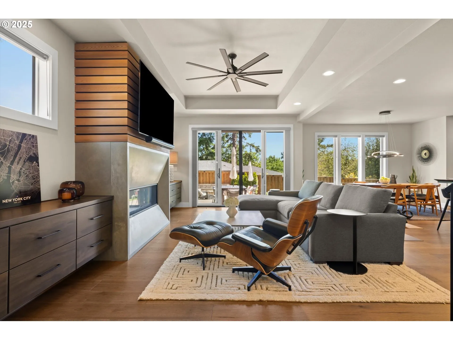 Great Room-Coffered Ceilings