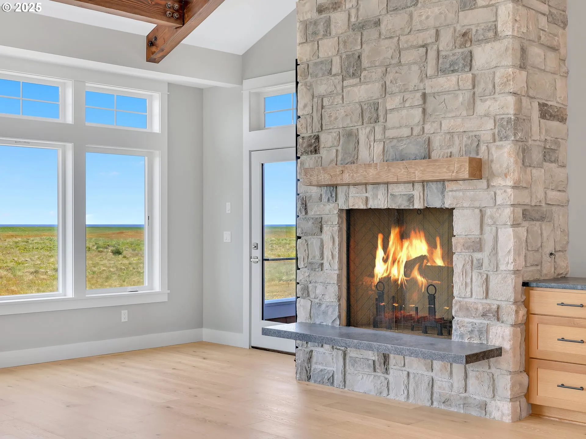 Living Room-Fireplace