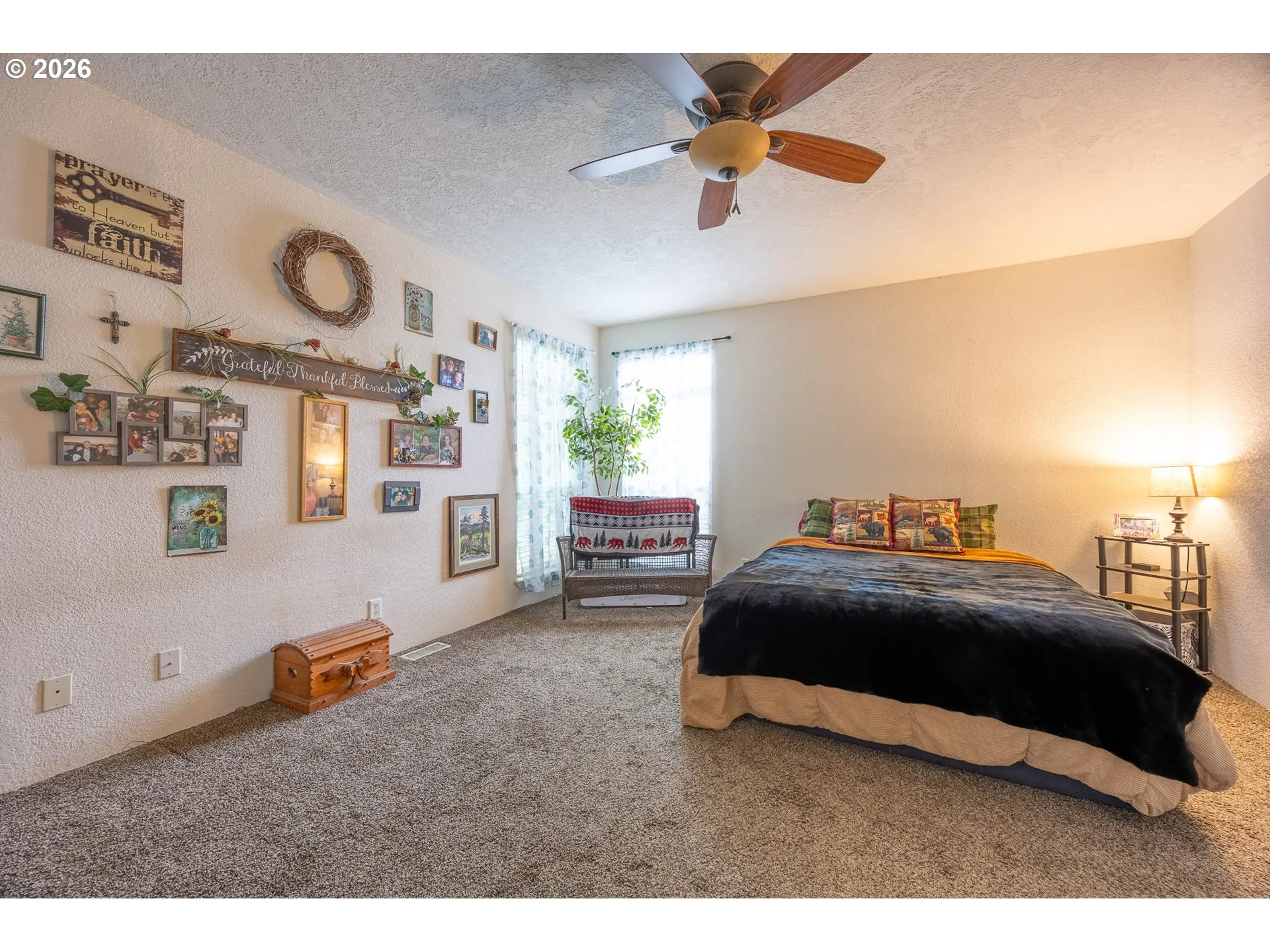 Bedroom, Primary-Ceiling Fan