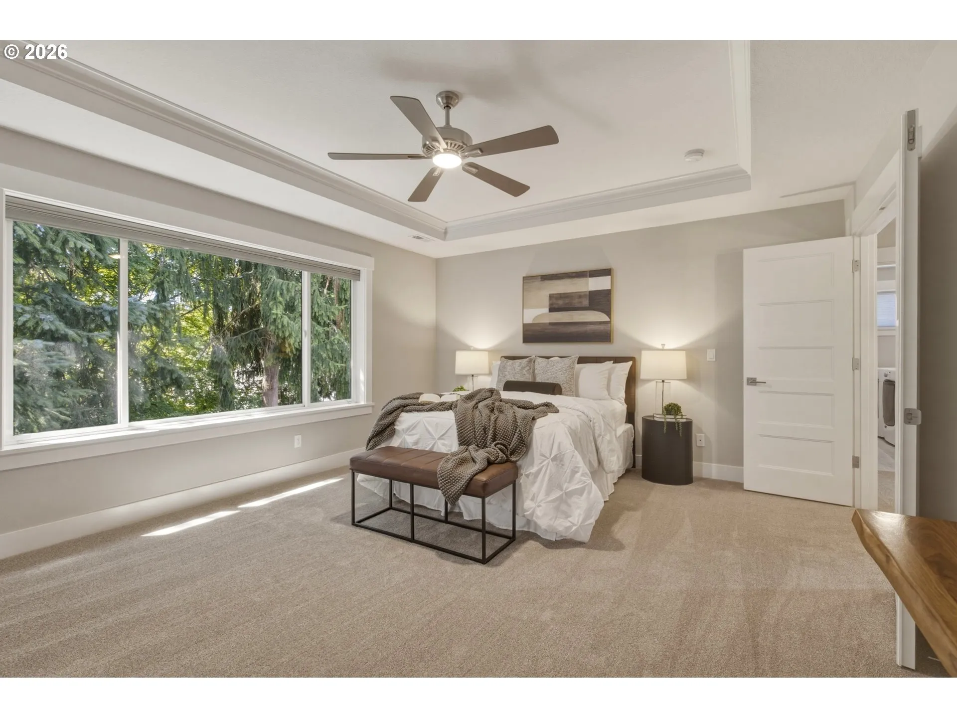 Bedroom, Owner's Suite-Coffered Ceilings