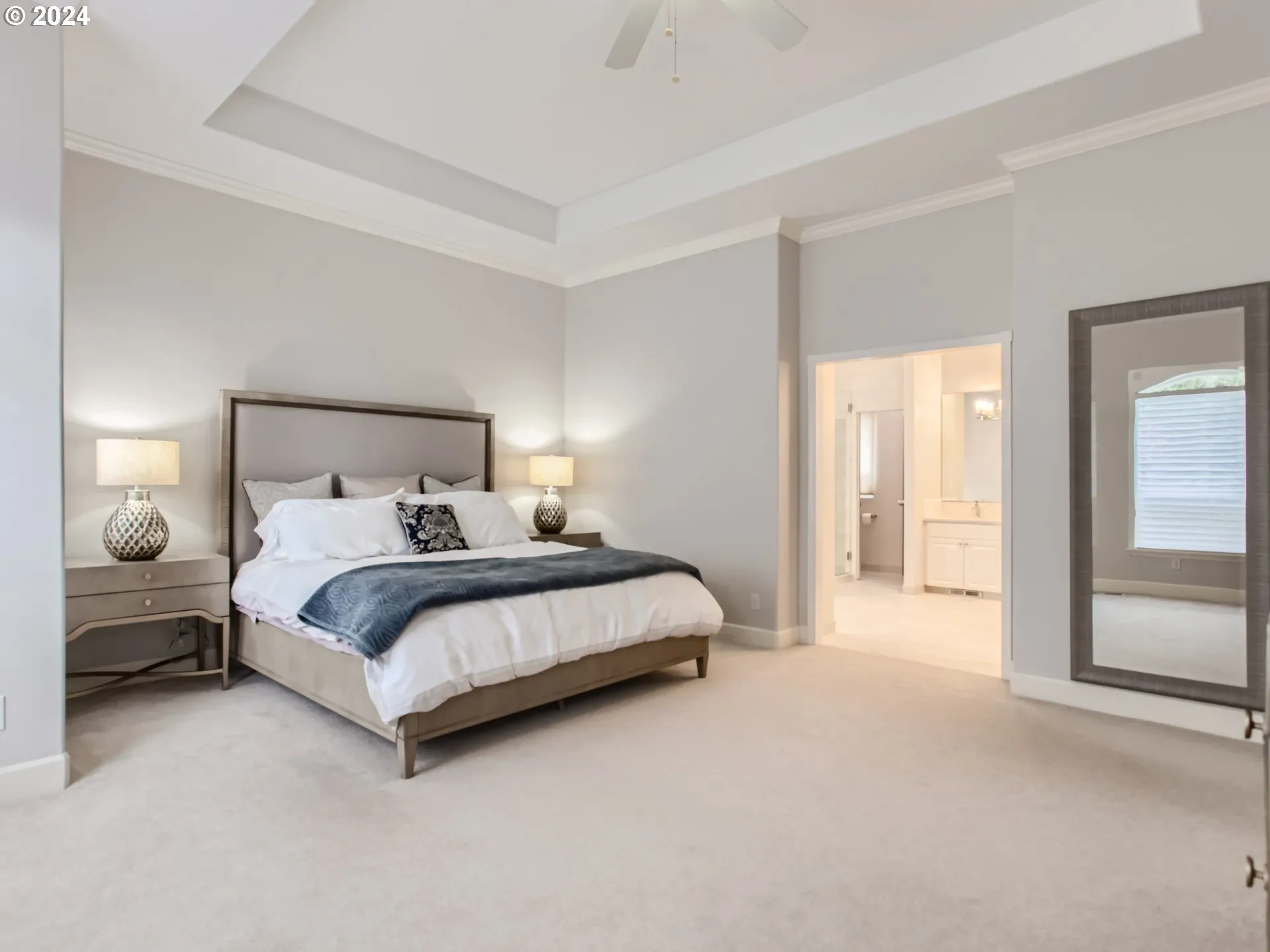 Primary Bedroom-Coffered Ceilings