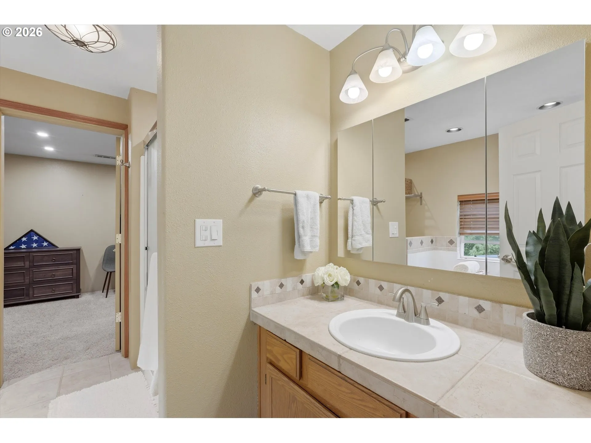 Attached Bathroom #1-Walk-In Closet