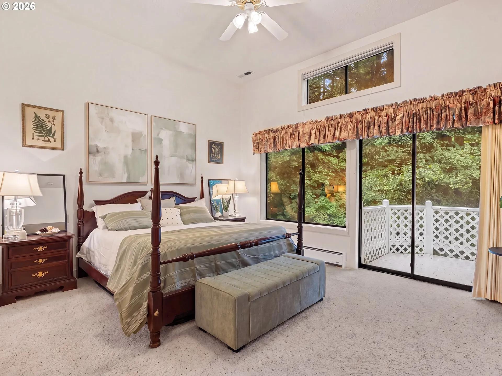 Primary Bedroom-Vaulted Ceilings