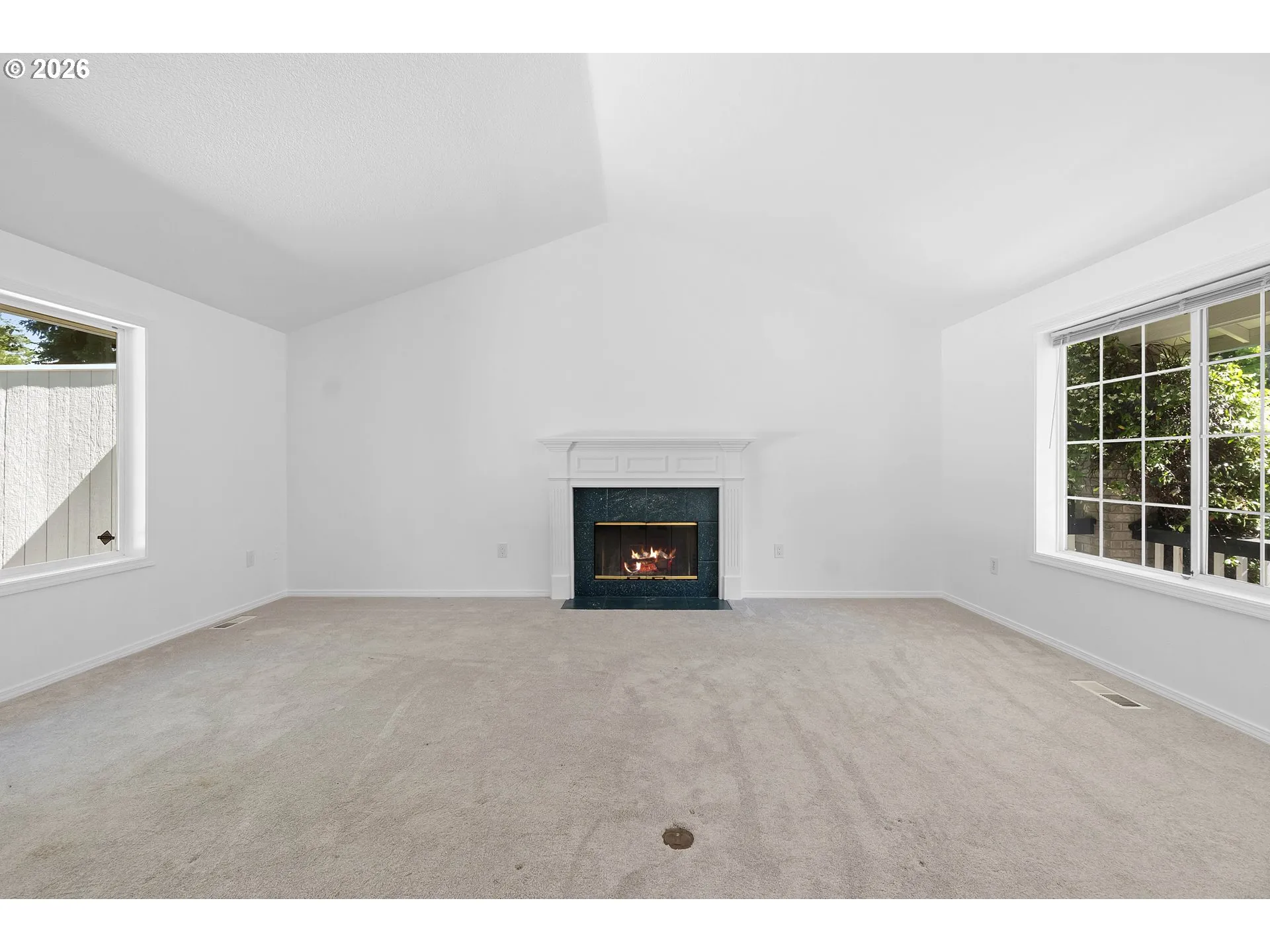 Living Room-Vaulted Ceilings