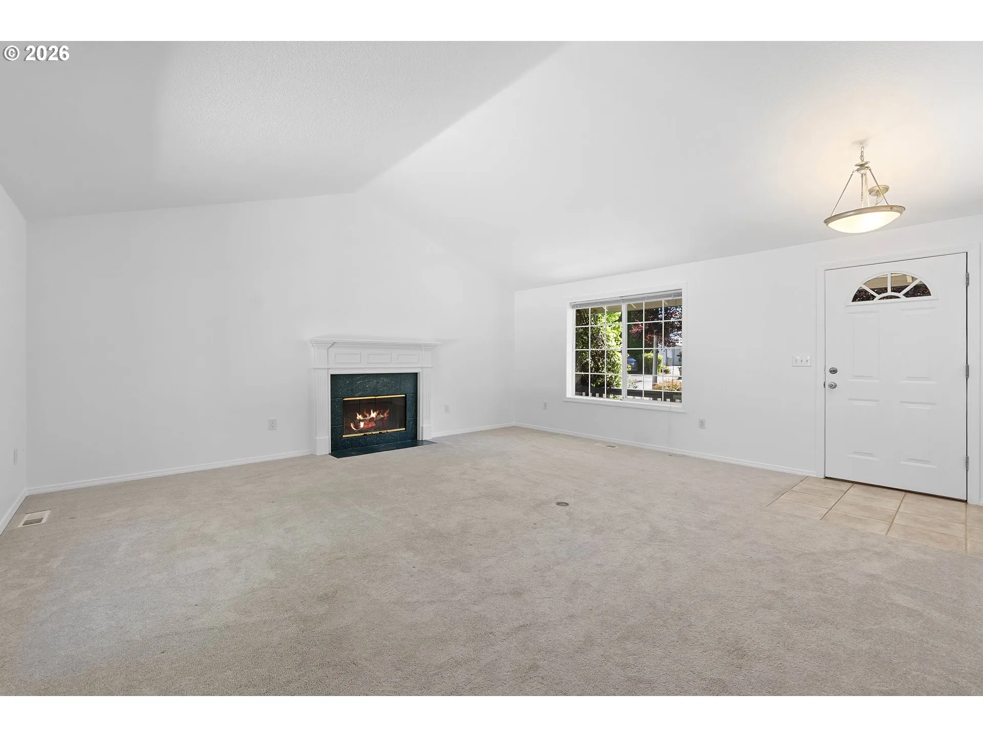 Living Room-Fireplace