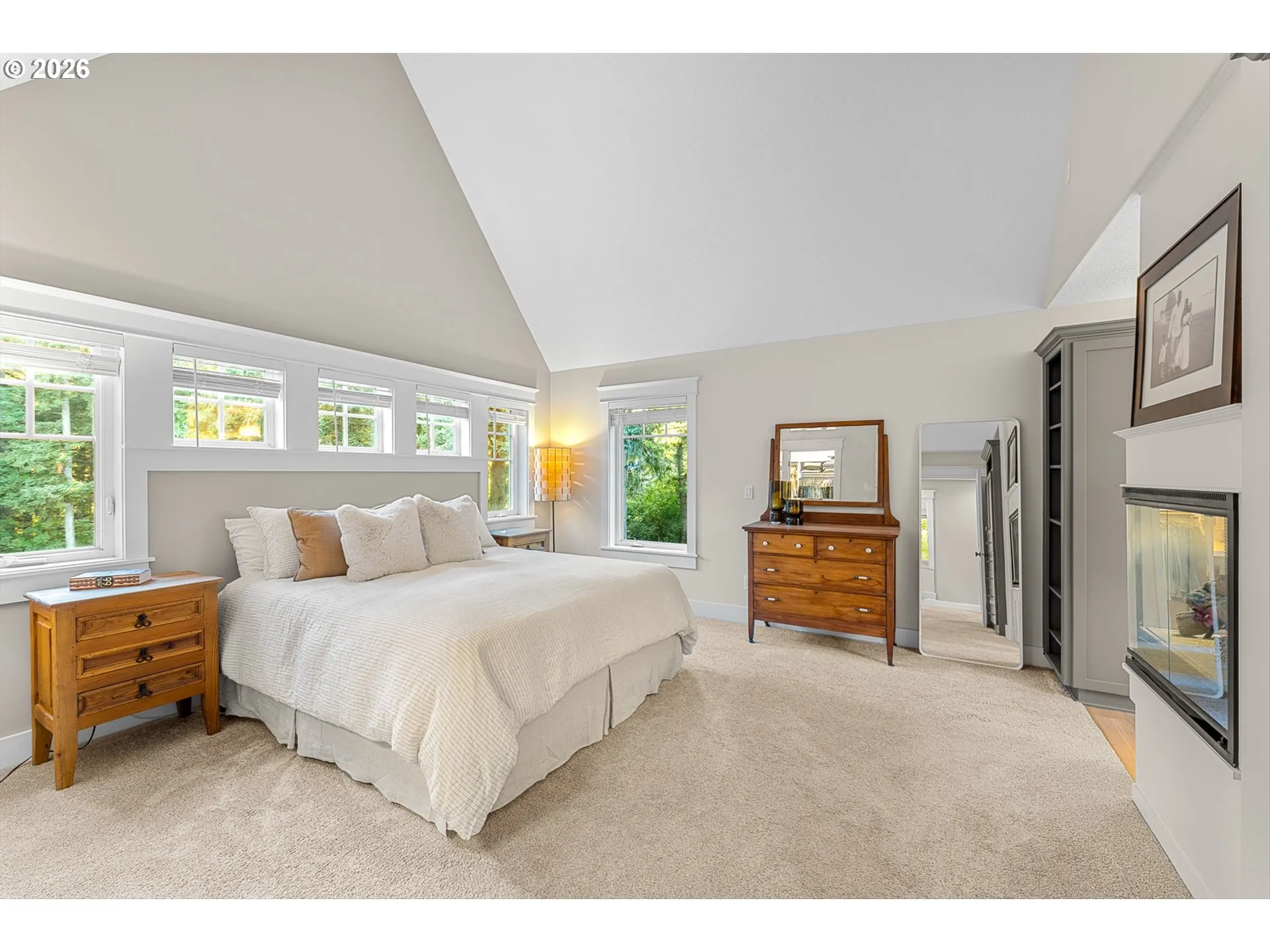 Primary Bedroom-Vaulted Ceilings