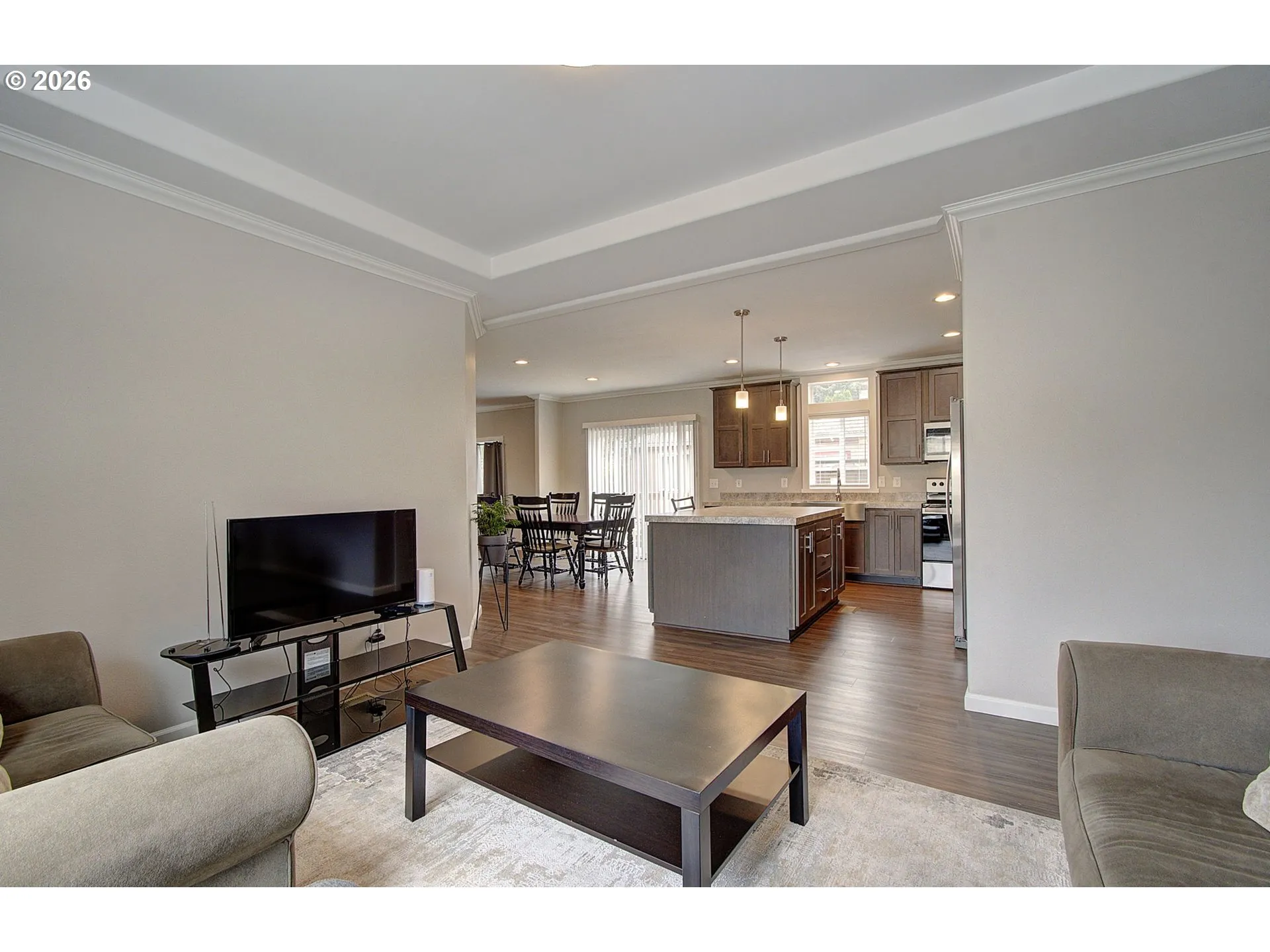 Family Room-Coffered Ceilings