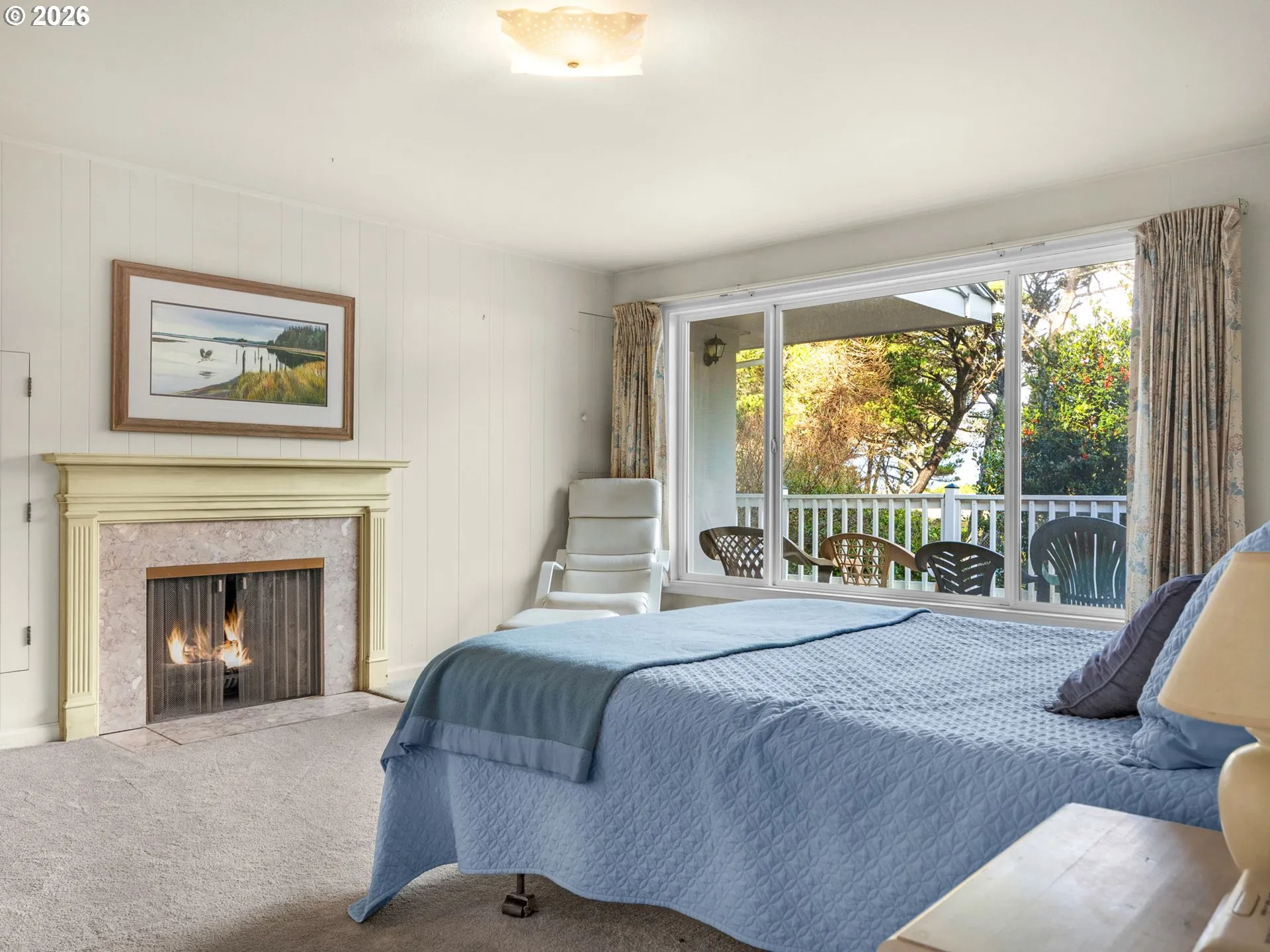 Primary Bedroom-Fireplace