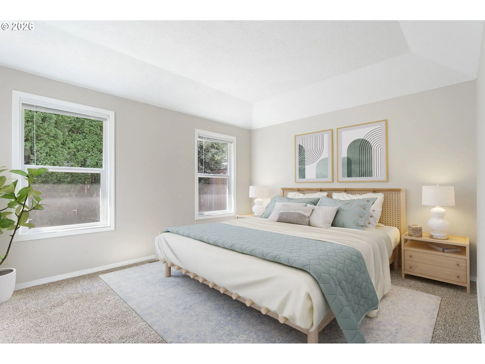Primary Bedroom-Coffered Ceilings