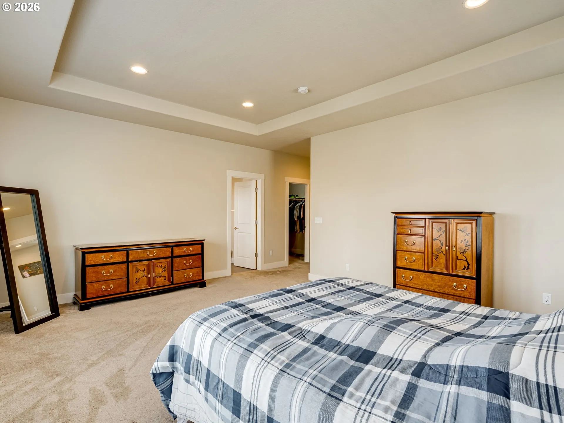 Bedroom, Primary-Coffered Ceilings
