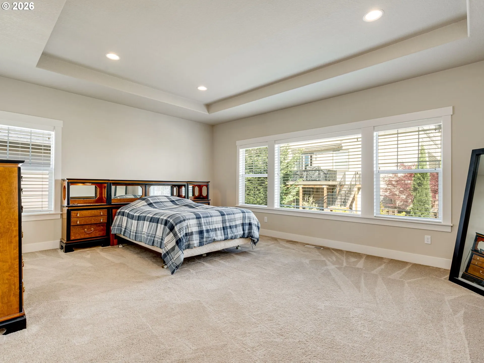 Bedroom, Primary-Coffered Ceilings