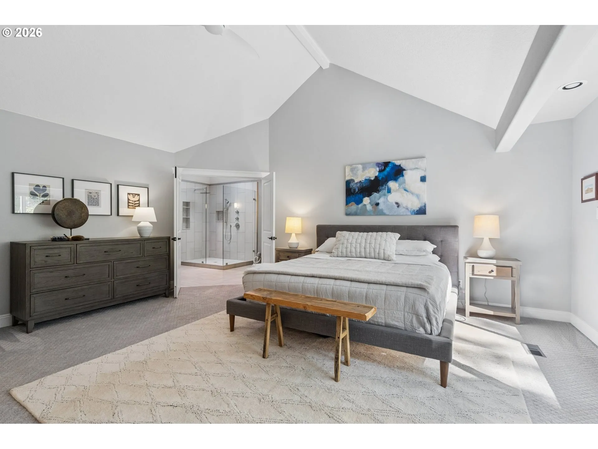 Primary Bedroom-Vaulted Ceilings