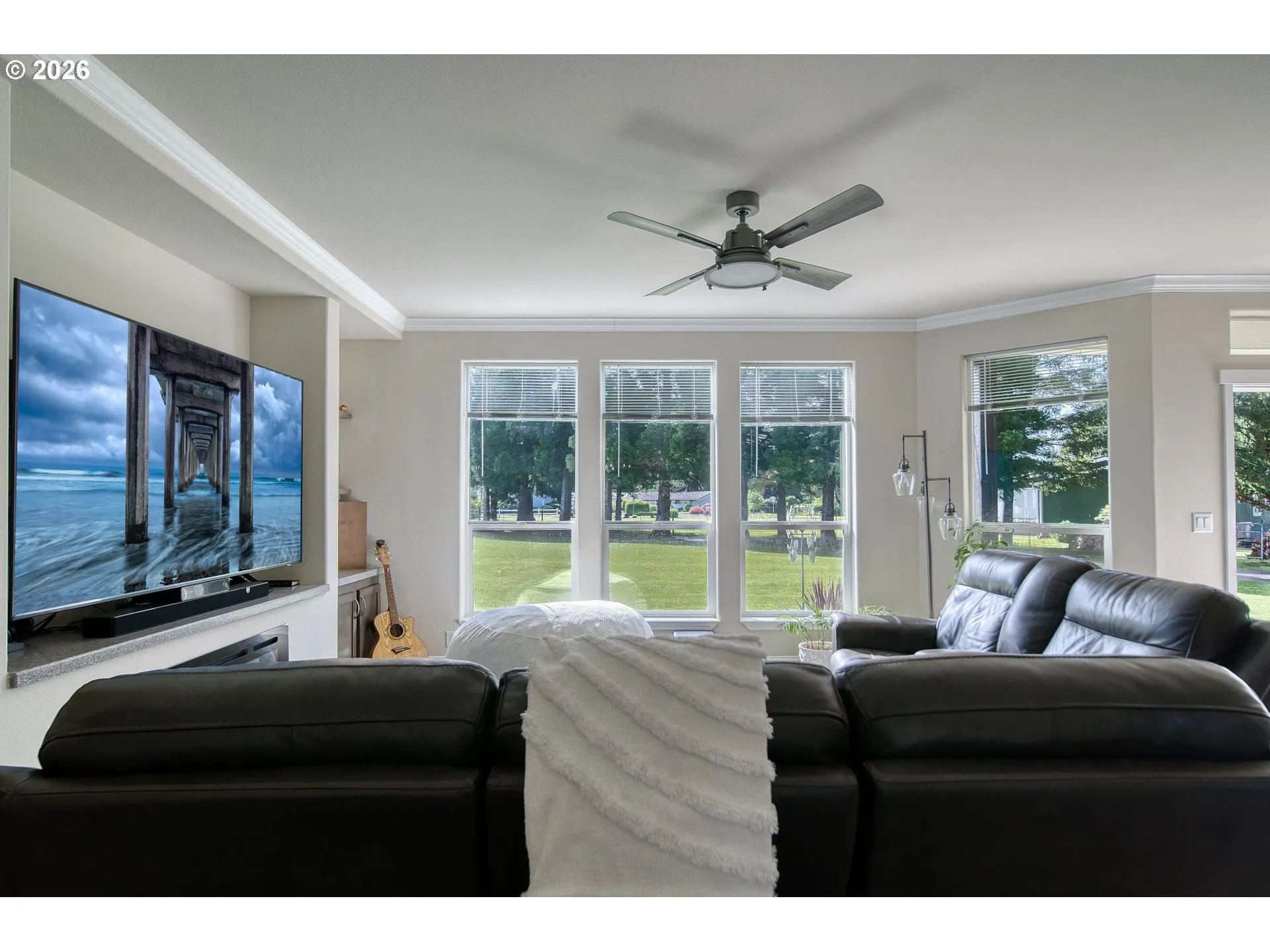 Living Room-Built-In Shelving