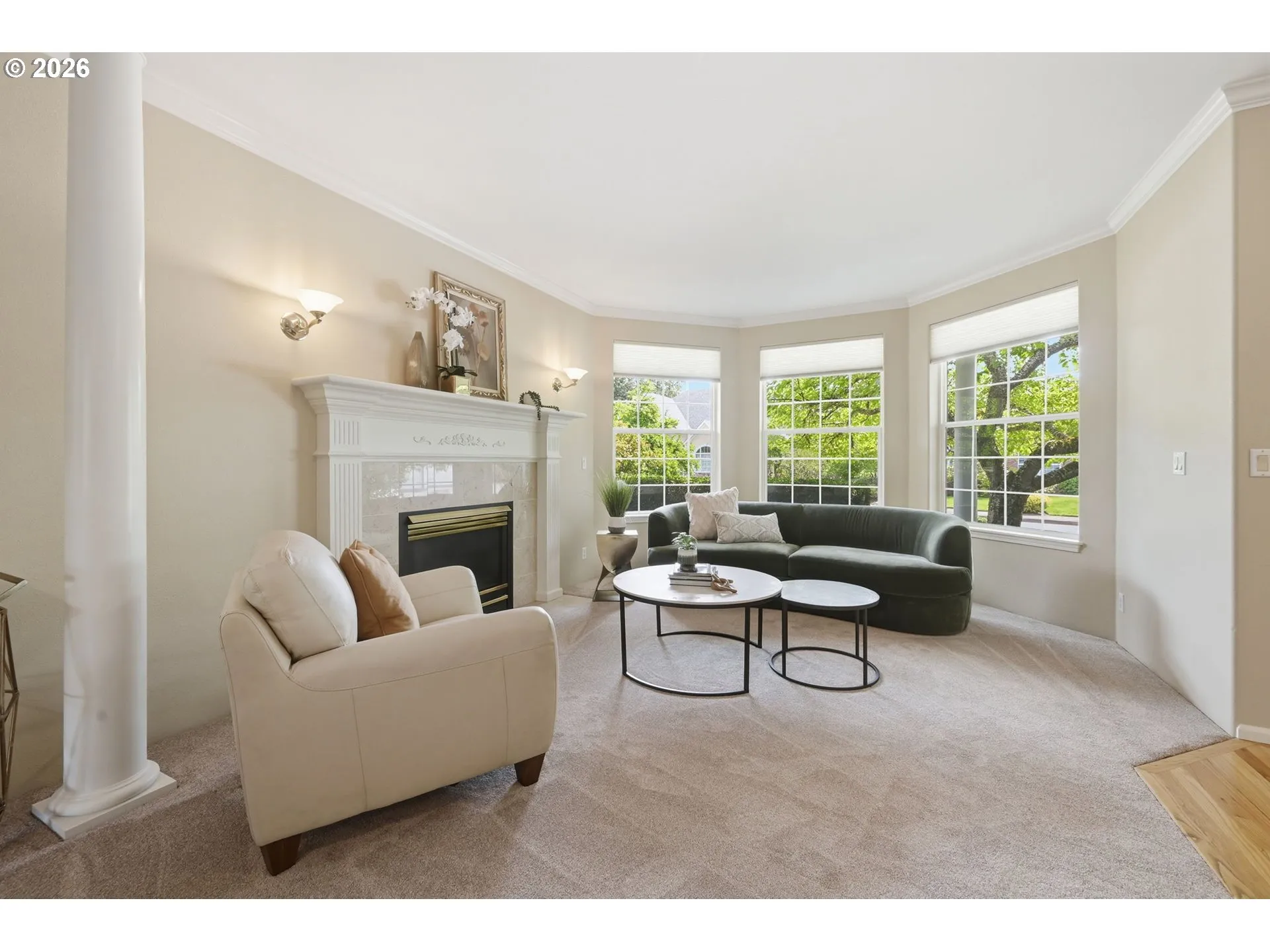 Living Room-Fireplace