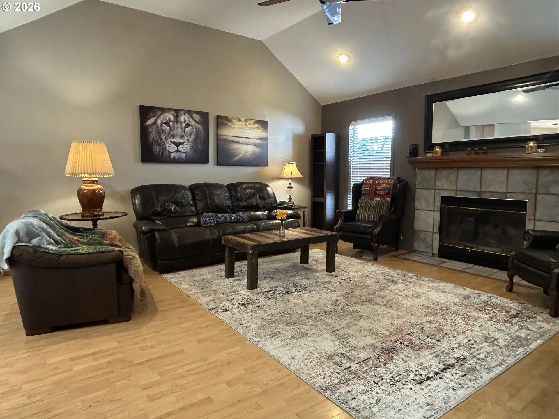 Living Room-Vaulted Ceilings