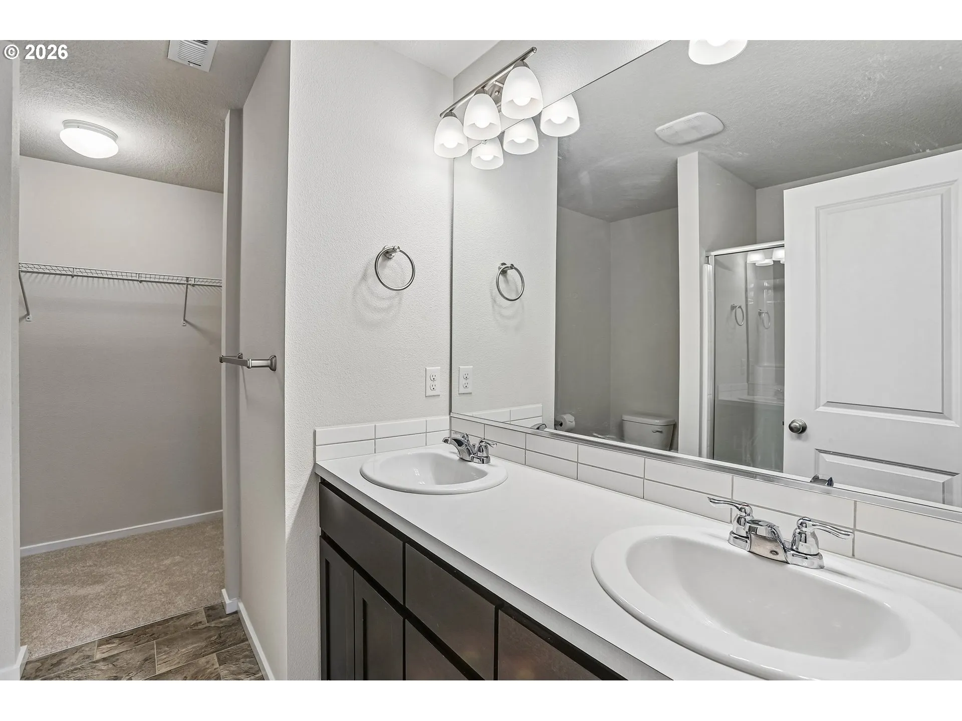 Attached Bathroom #1-Walk-In Closet