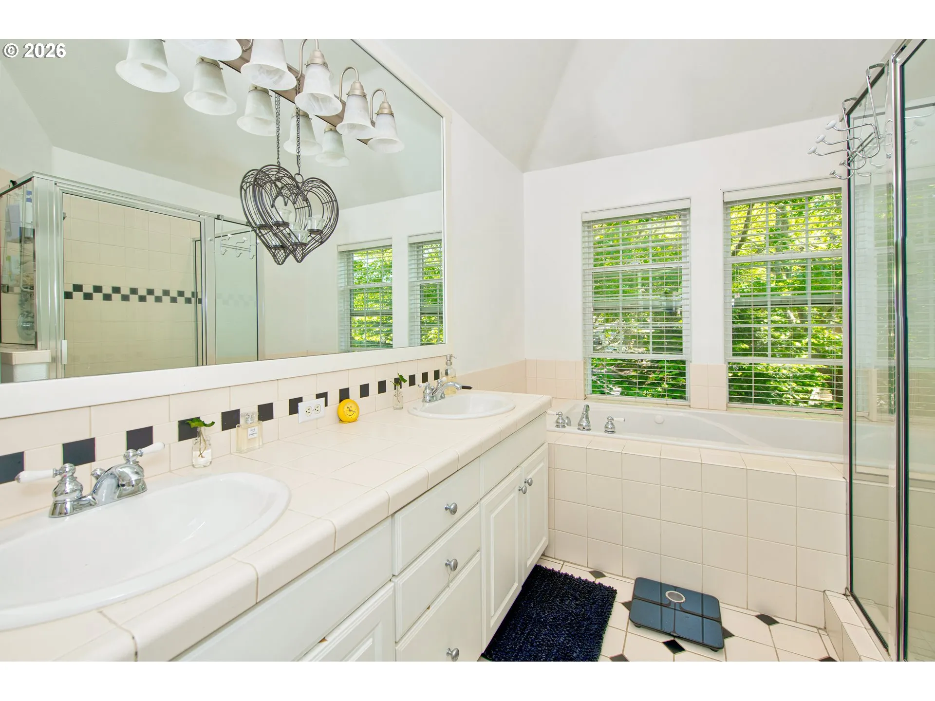 Bathroom, Attached-Double Sinks