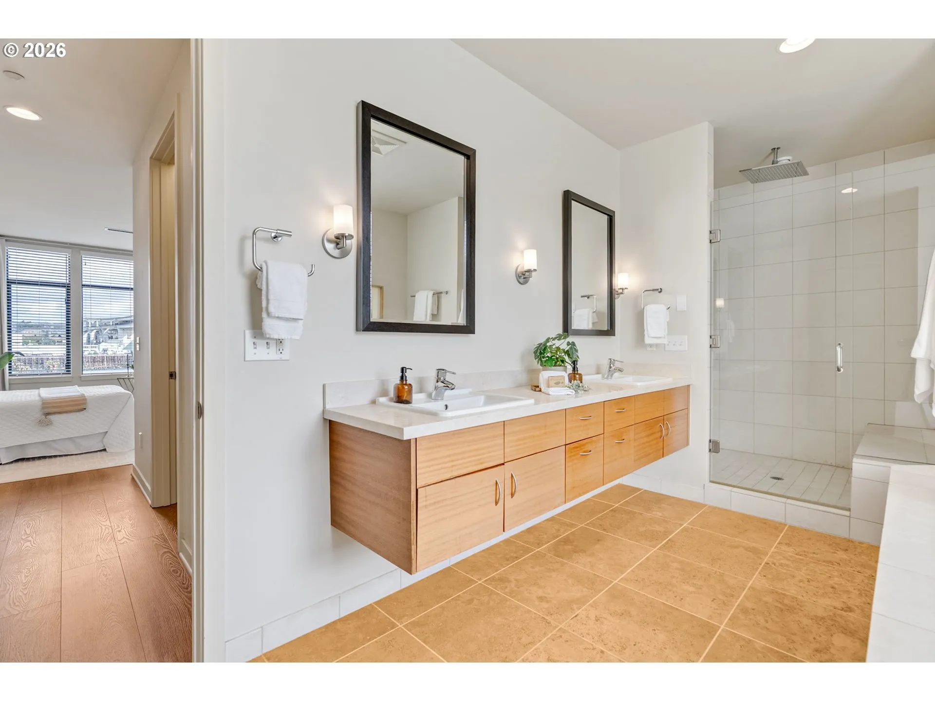 Primary Bedroom-Attached Bathroom