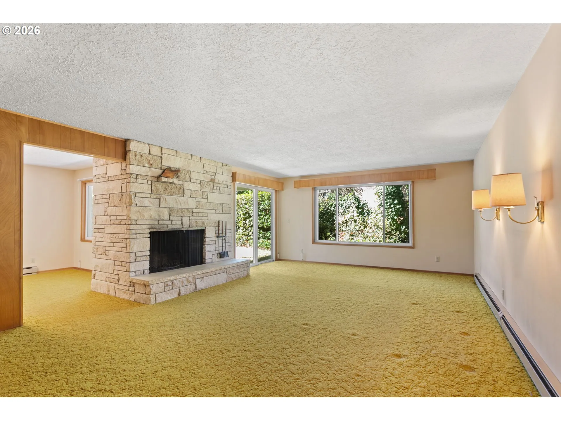Living Room-Fireplace