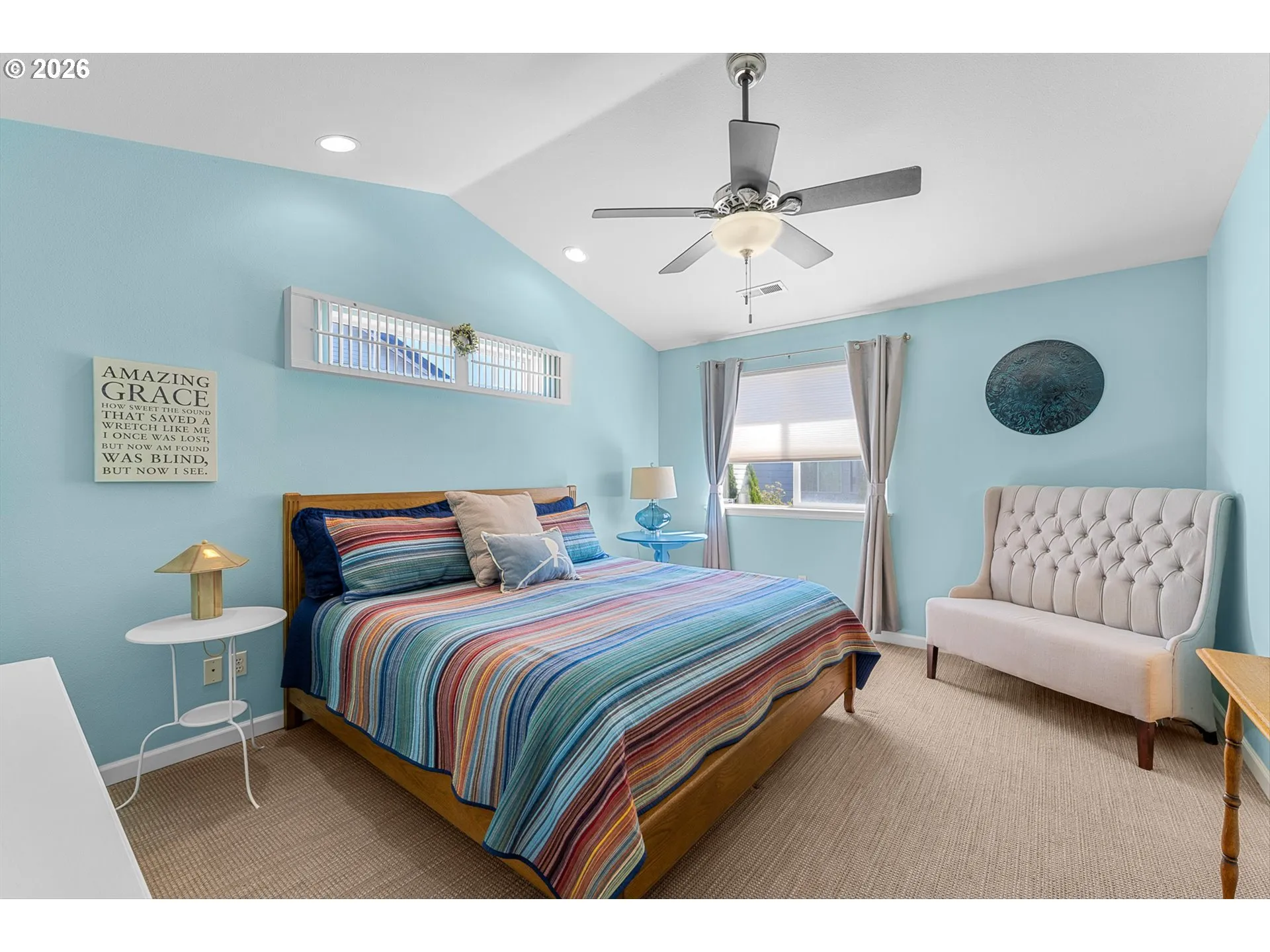 Bedroom, Primary-Ceiling Fan