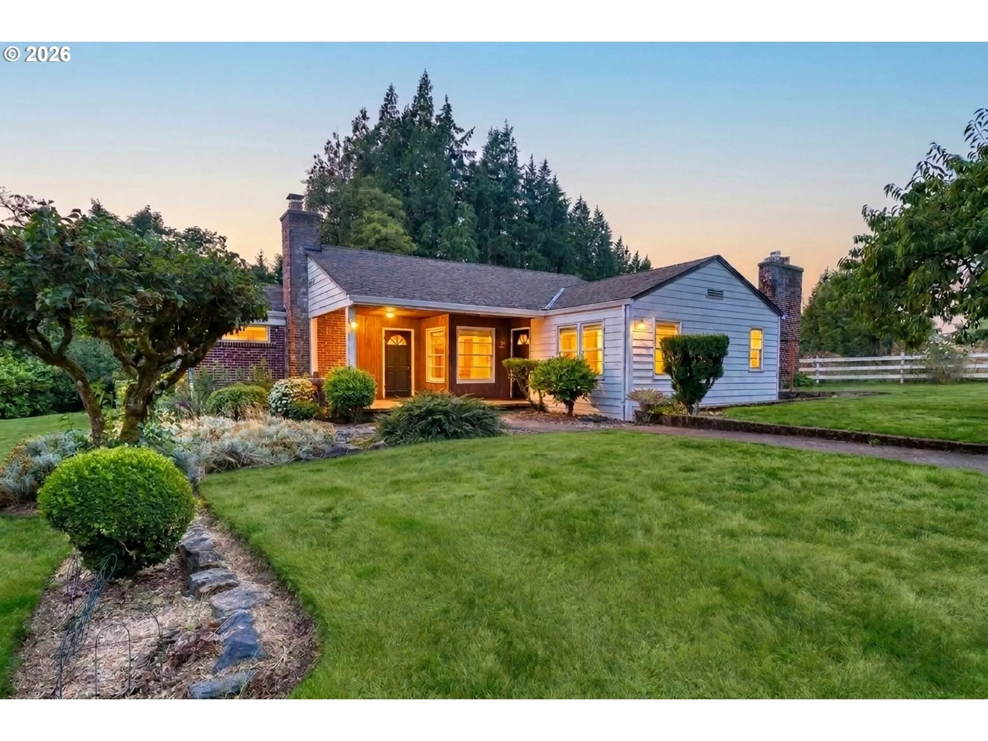 Front Yard-View From