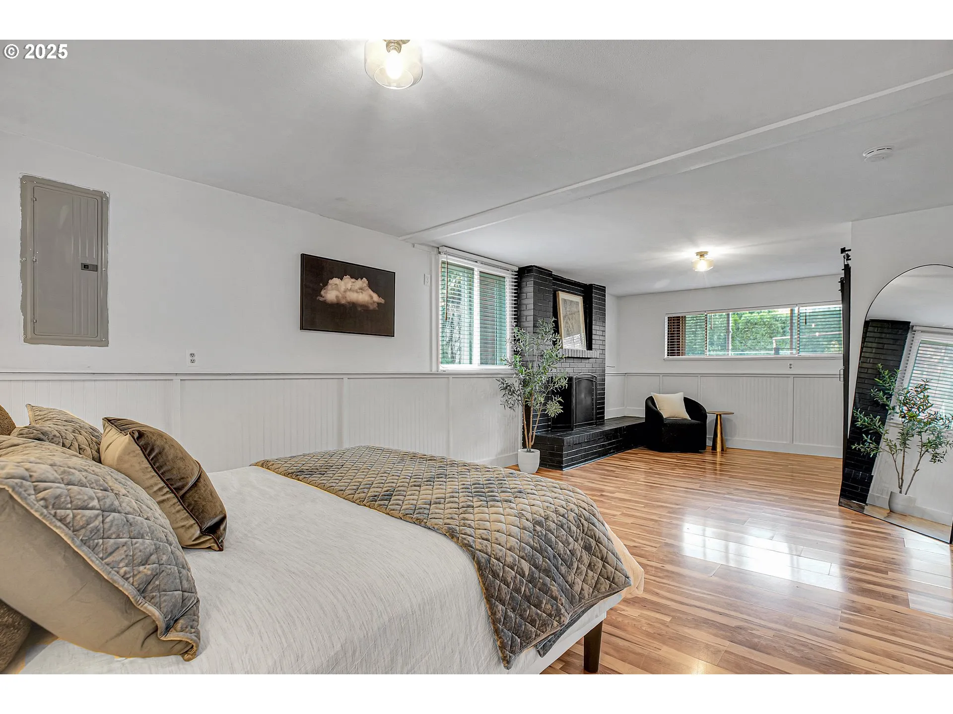 Bedroom, Primary #2-Fireplace