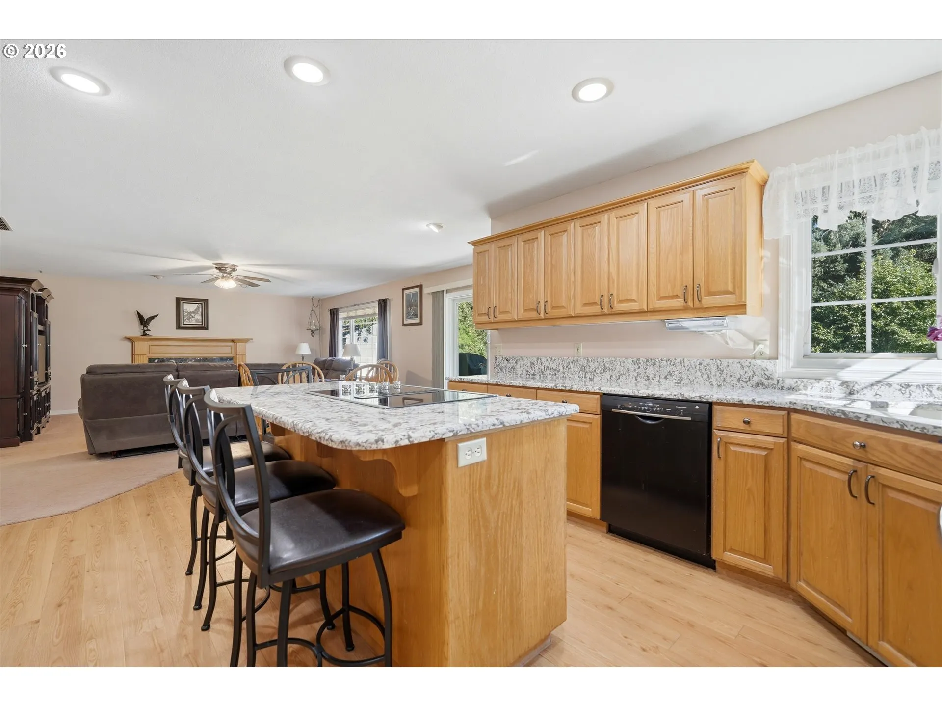Kitchen/Family Room-Island