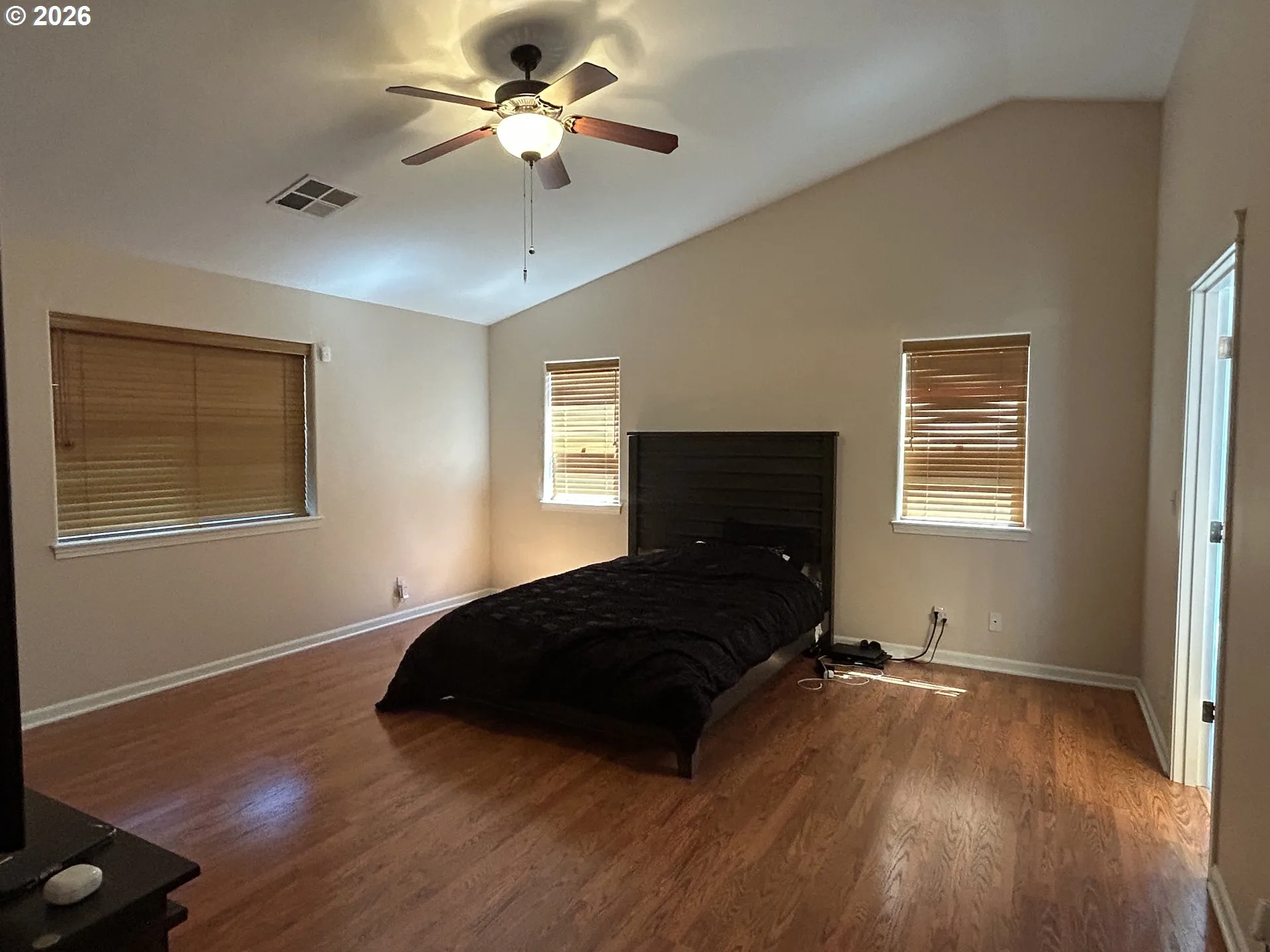 Owner's Suite Bedroom-Vaulted Ceilings