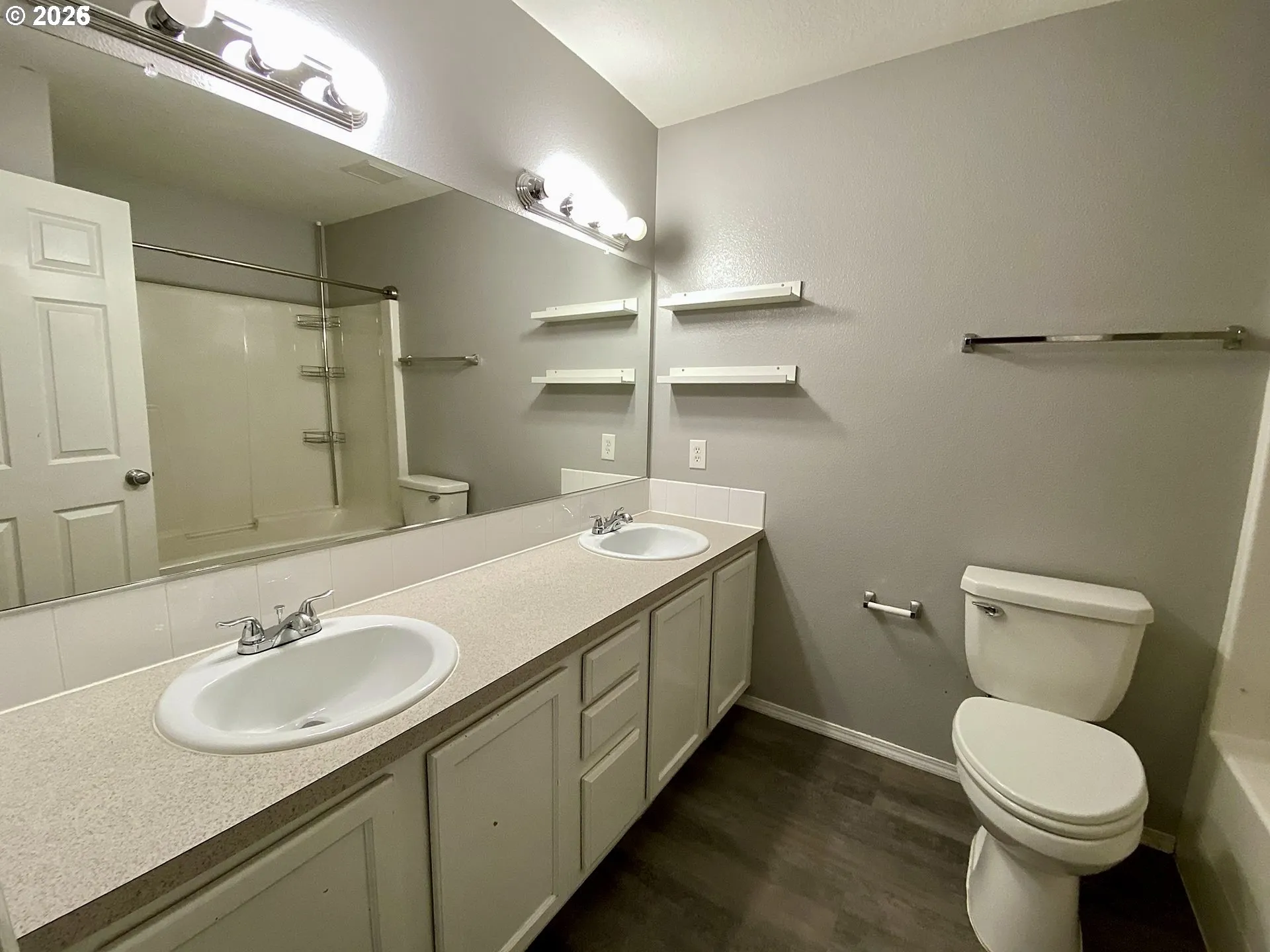 Bathroom, Attached-Double Sinks