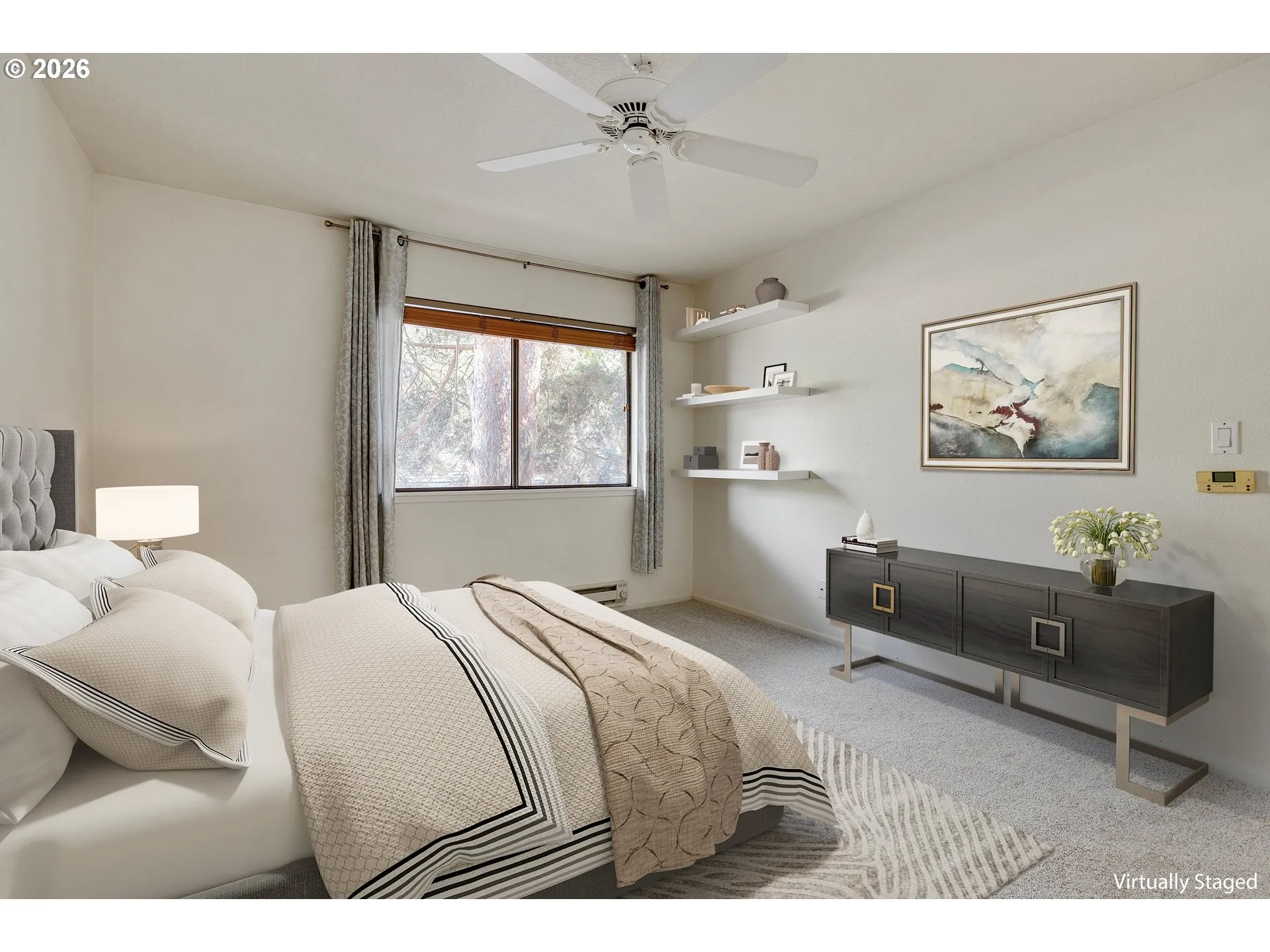 Bedroom, Primary-Ceiling Fan