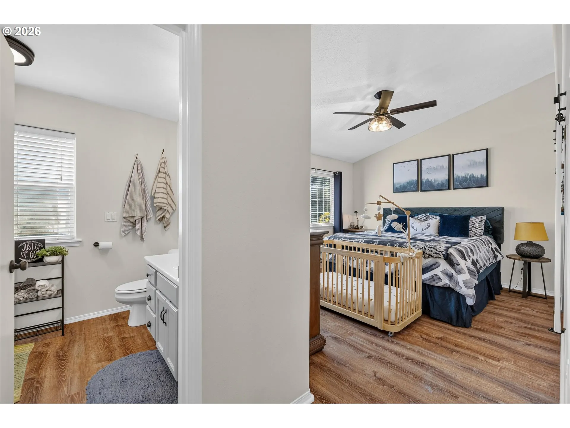Primary Bedroom-Attached Bathroom