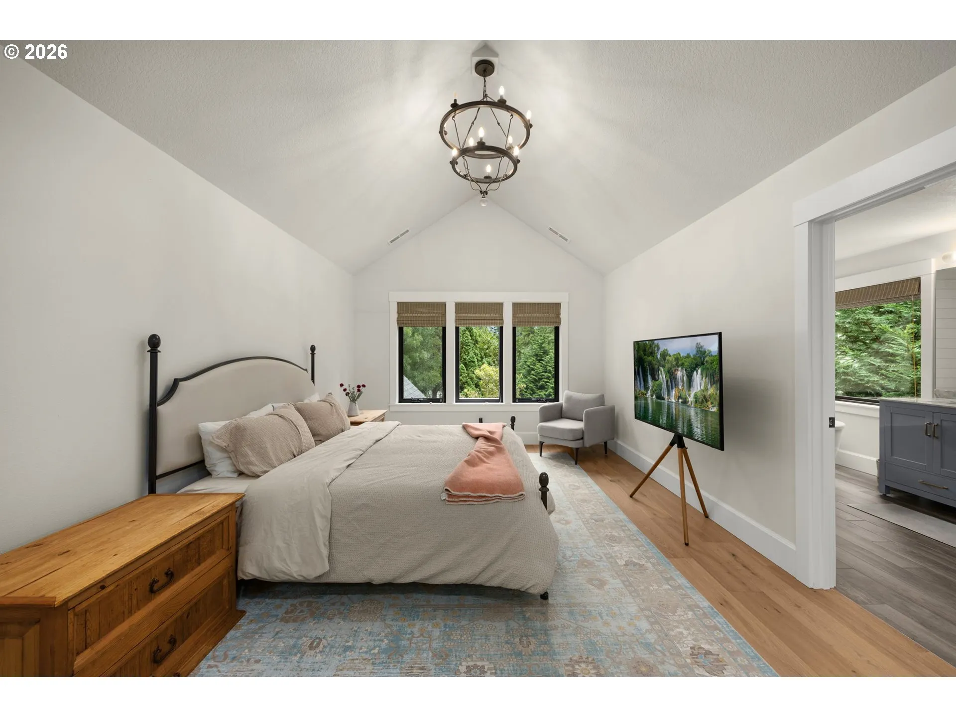 Primary Bedroom-Vaulted Ceilings