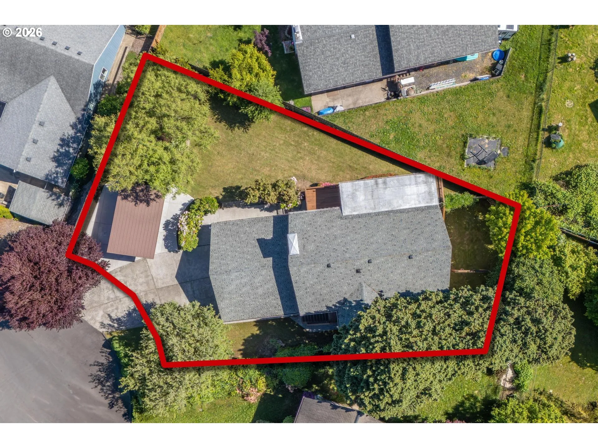 Approximate Property Lines-Aerial