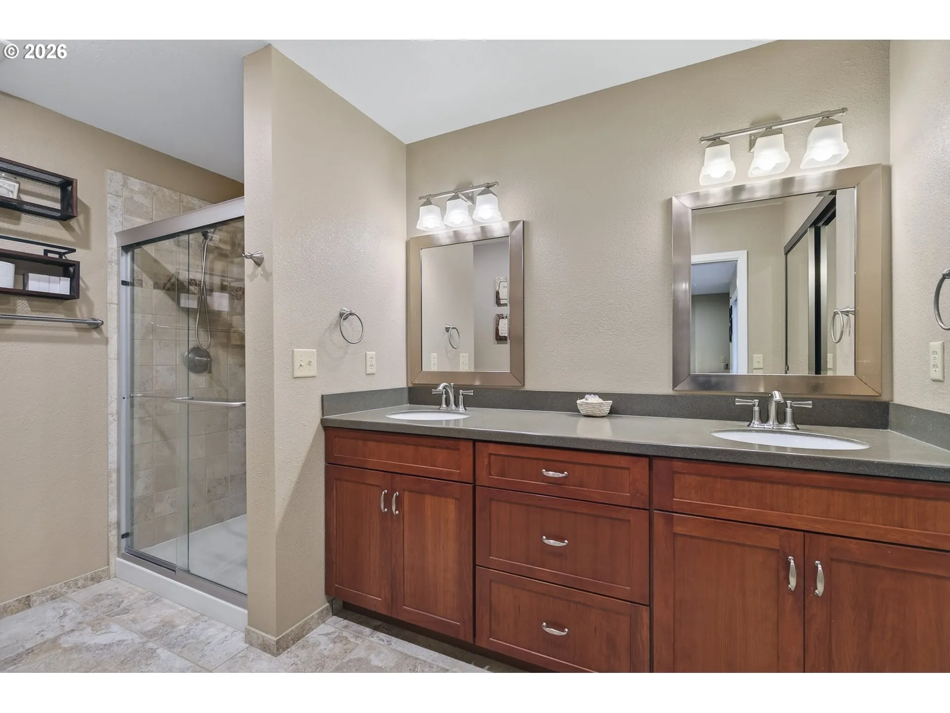 Bathroom, Attached-Double Sinks