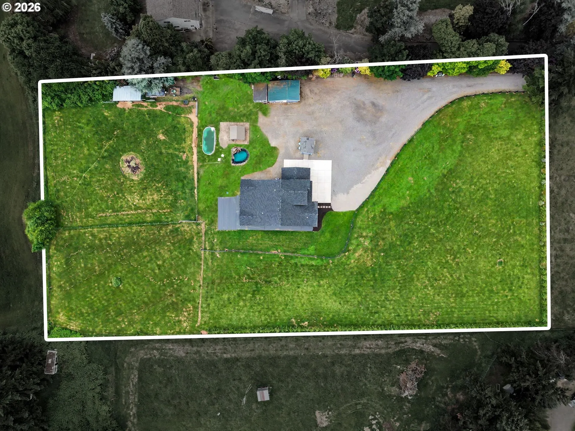 Approximate Property Lines-Aerial