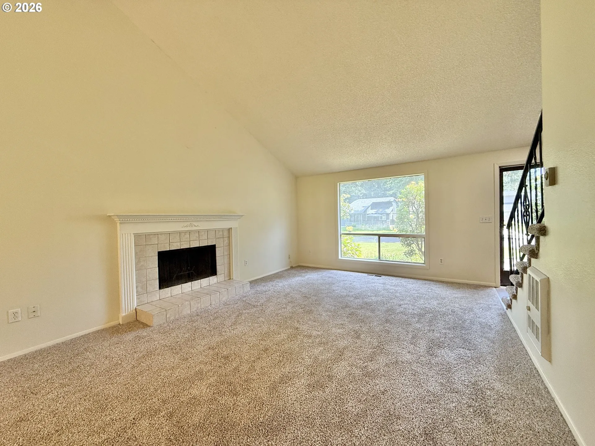 Living Room-Fireplace