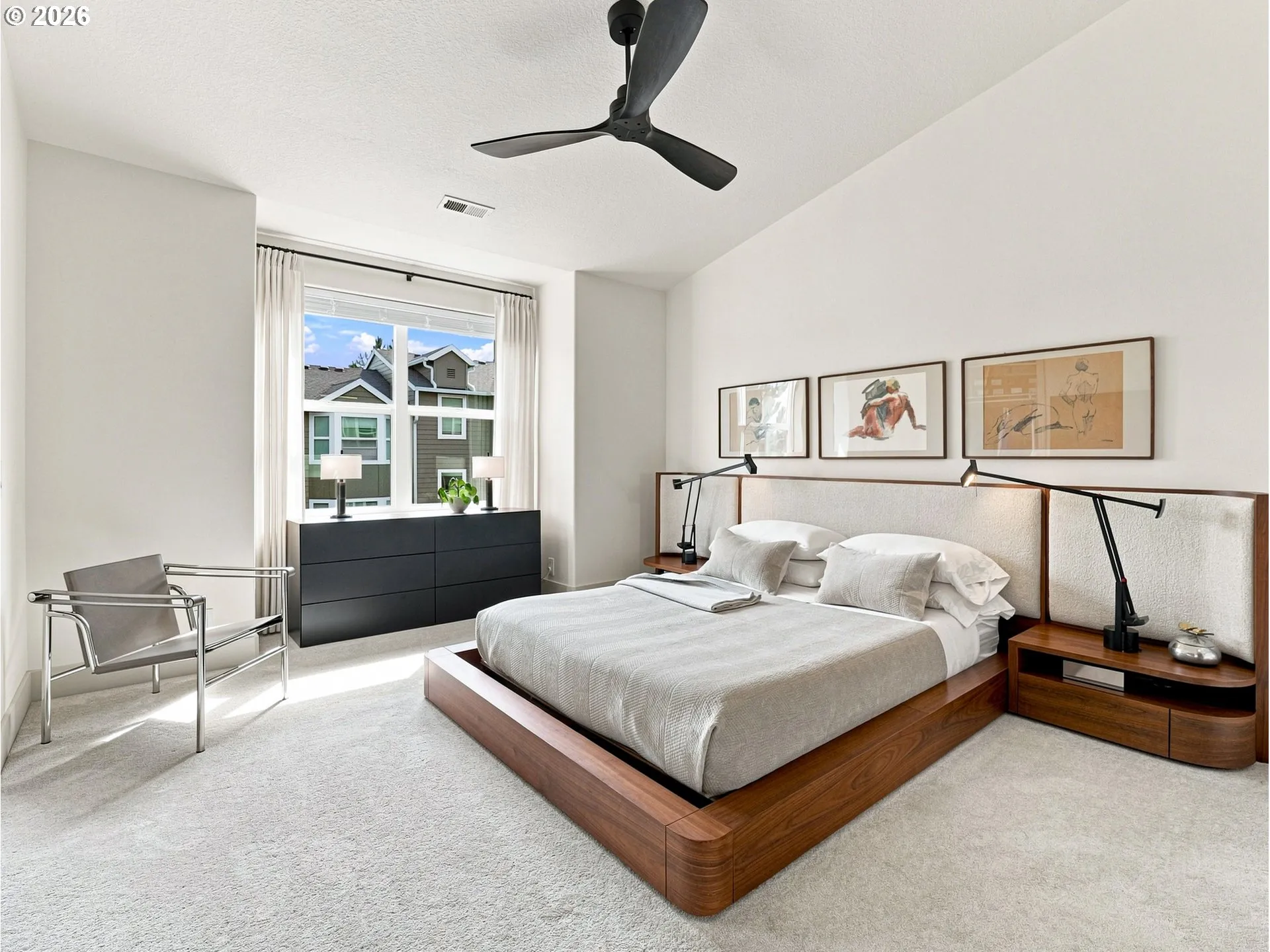 Primary Bedroom-Vaulted Ceilings