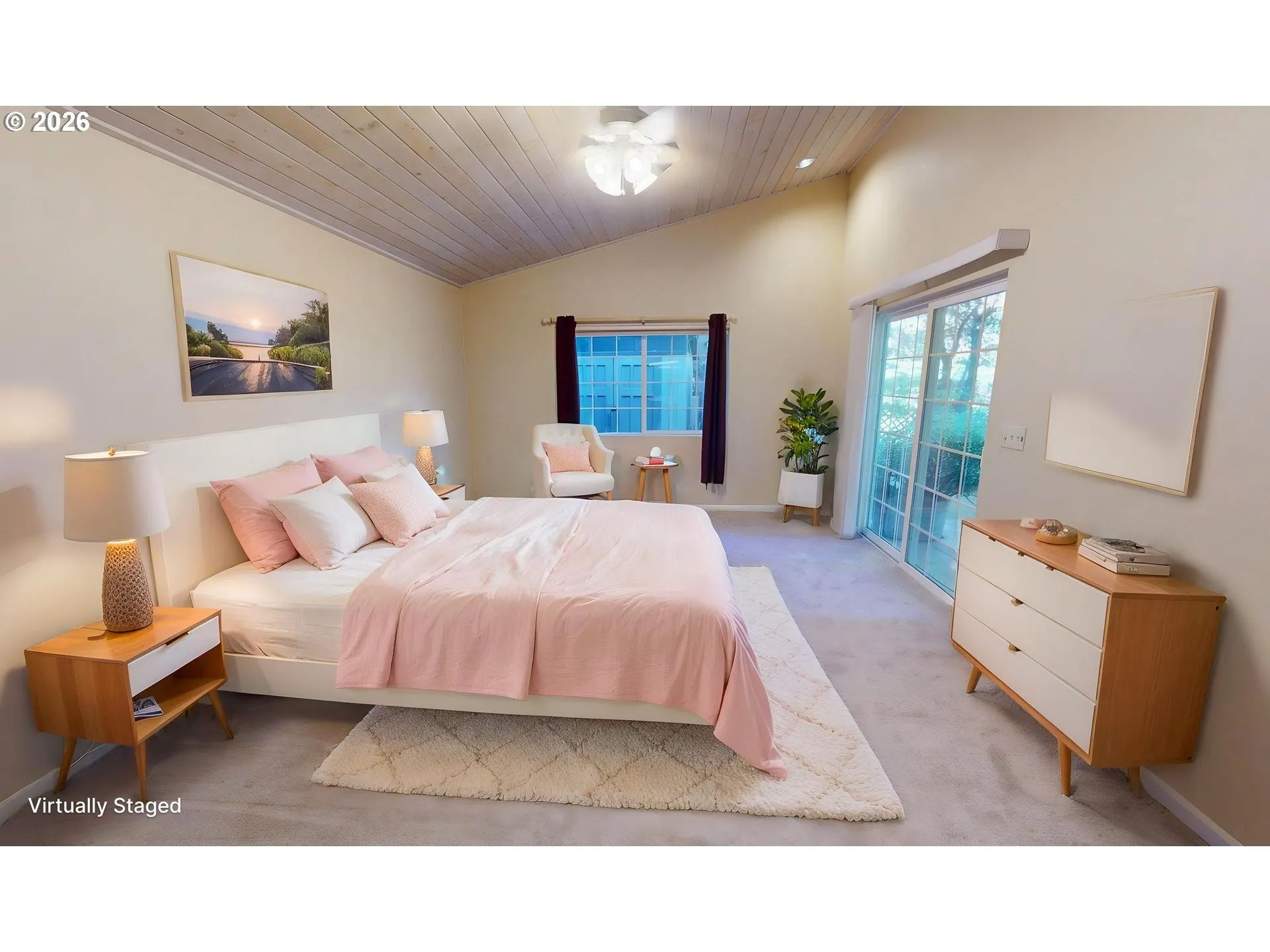 Owner's Suite Bedroom-Vaulted Ceilings