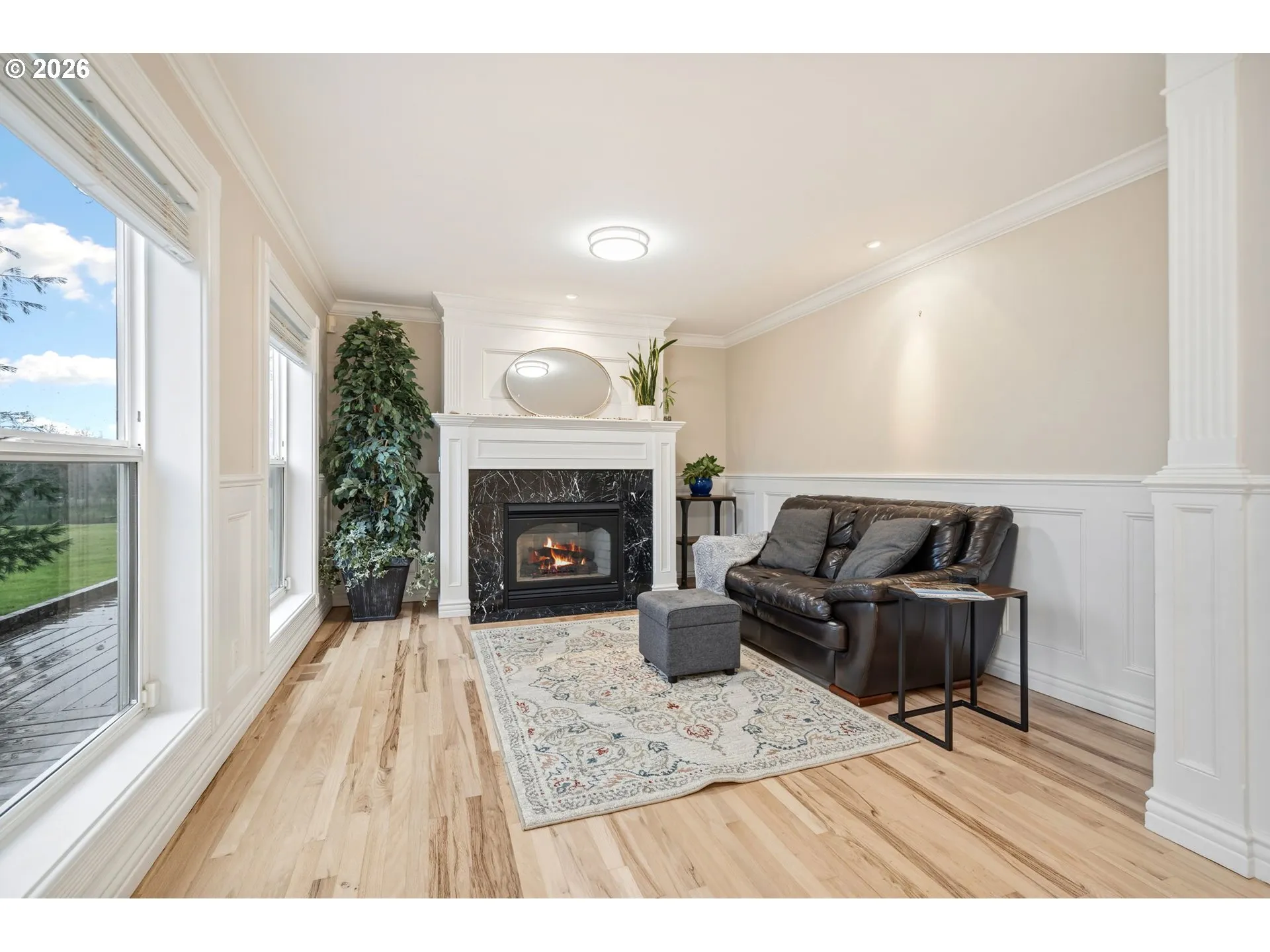 Living Room-Fireplace