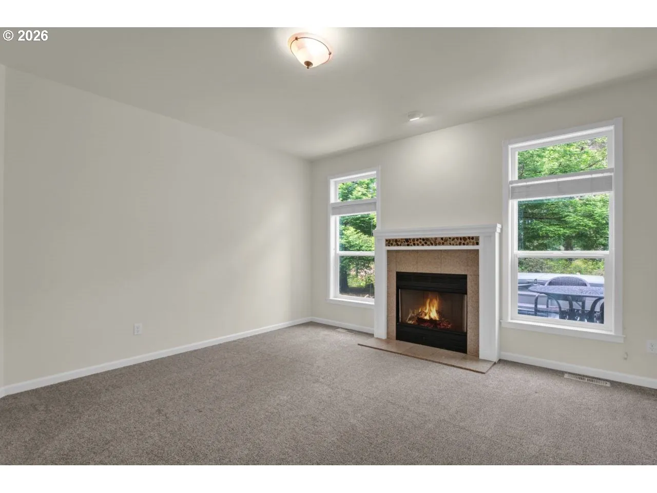 Living Room-Fireplace